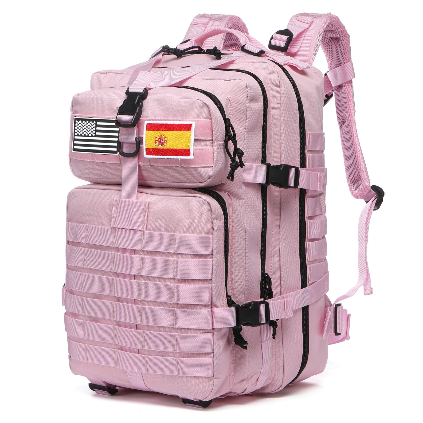GUJOIN Mochila Tática 50 Litros con Sistema Molle - Gran Capacidad Militar Impermeable para Emergencias de 3 Días Caza Senderismo y Acampadas - Mochila para Actividades al Aire Libre (Negro) — view 16