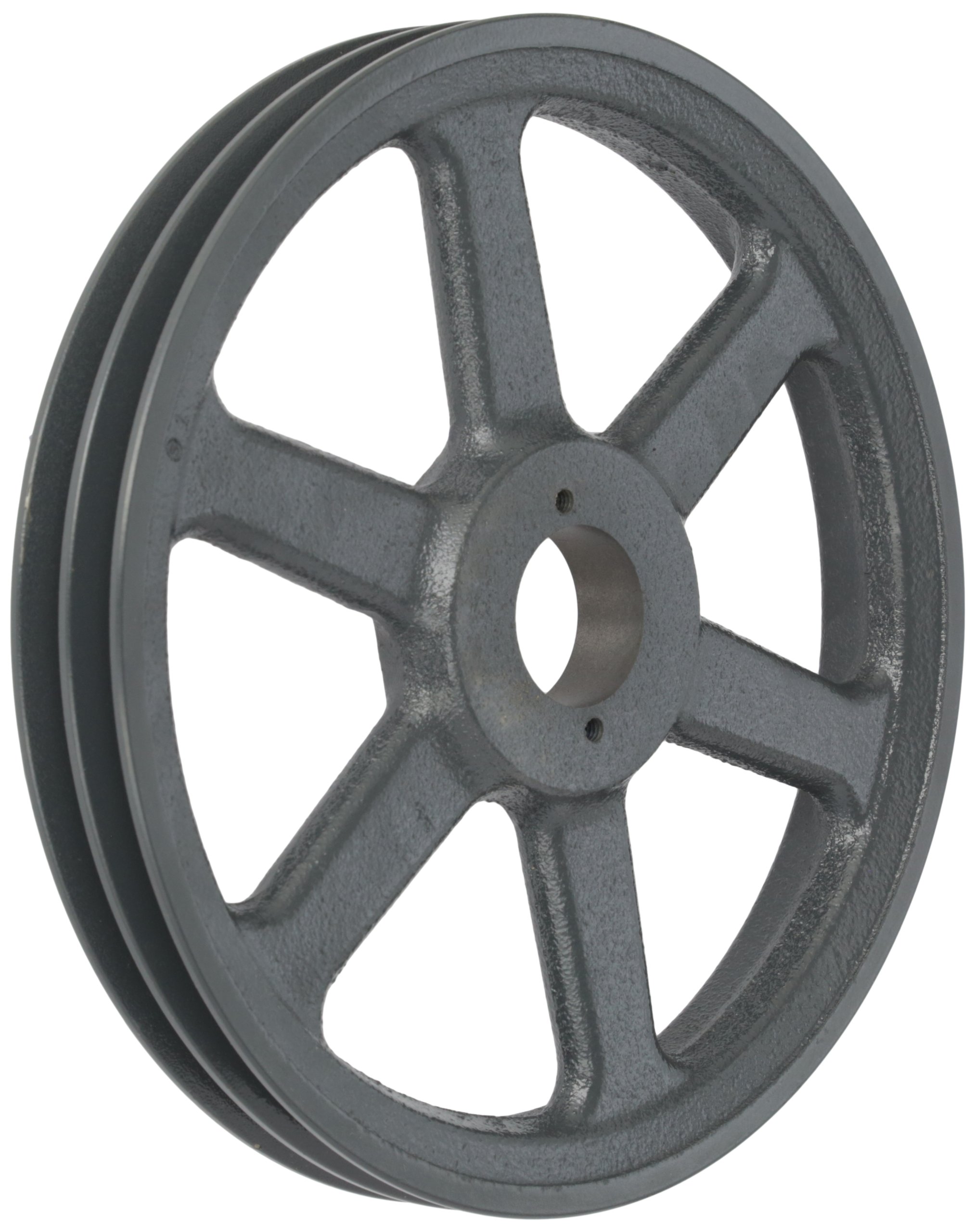 Browning 2AK104H Bushed Classical Gripbelt Sheave, 4L or A, 3L Belt, 2 Grooves, Uses H Bushing