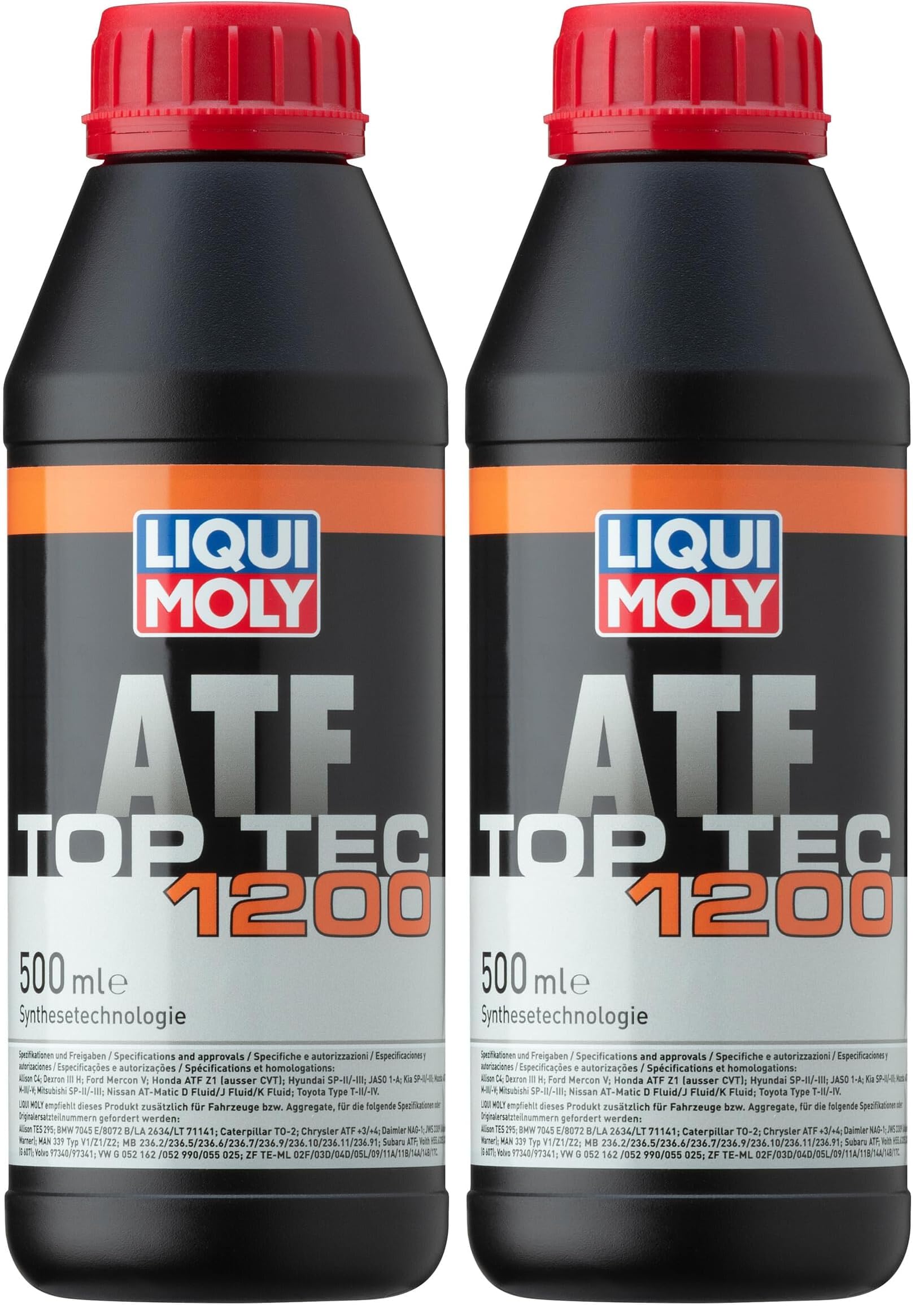 Liqui Moly Top Tec ATF 1200, 500 ml, neutre (Lot de 2)