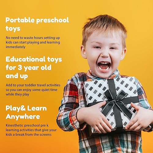 Vista 6 de 114 piezas de relleno sensorial de habilidades motoras finas, incluye 10 cuencos de clasificación, 100 pompones, 2 pinzas, 2 tijeras de cuchara