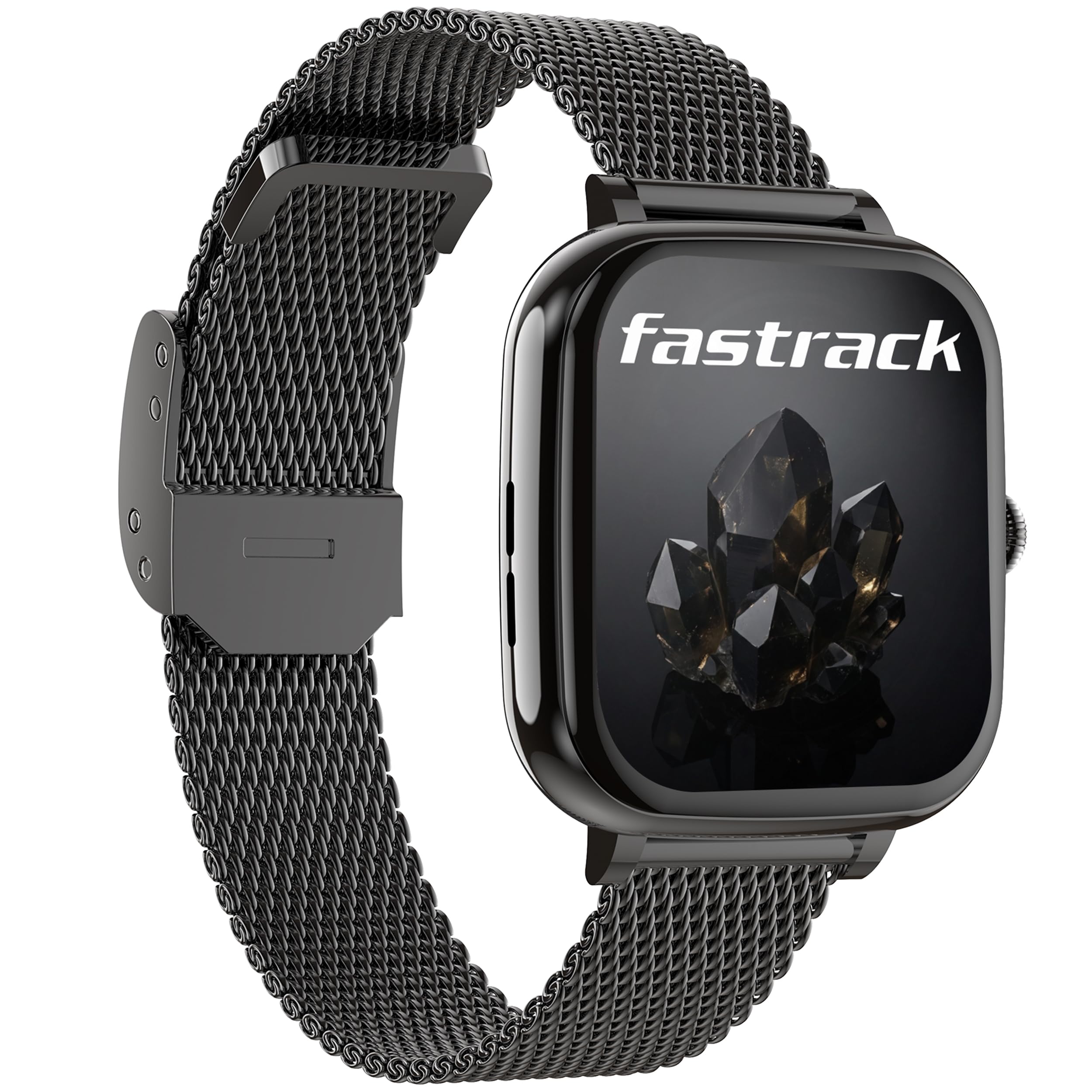 Fastrack Noir Rizz Women Smartwatch with 1.72" inch Ultra HD Display,Womens Health,AI Watchface & AI Chat,Functional Crown,24/7 Health Suite,BT Calling,IP68,Additional Silicone Strap,Games - Black-image-21