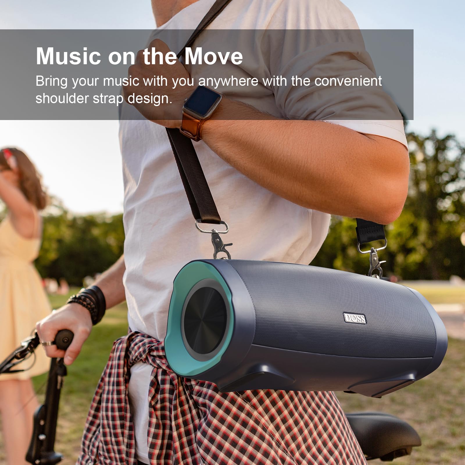 Amazon.com: DOSS Extreme Boom Pro D100 Bluetooth Speaker with 140W