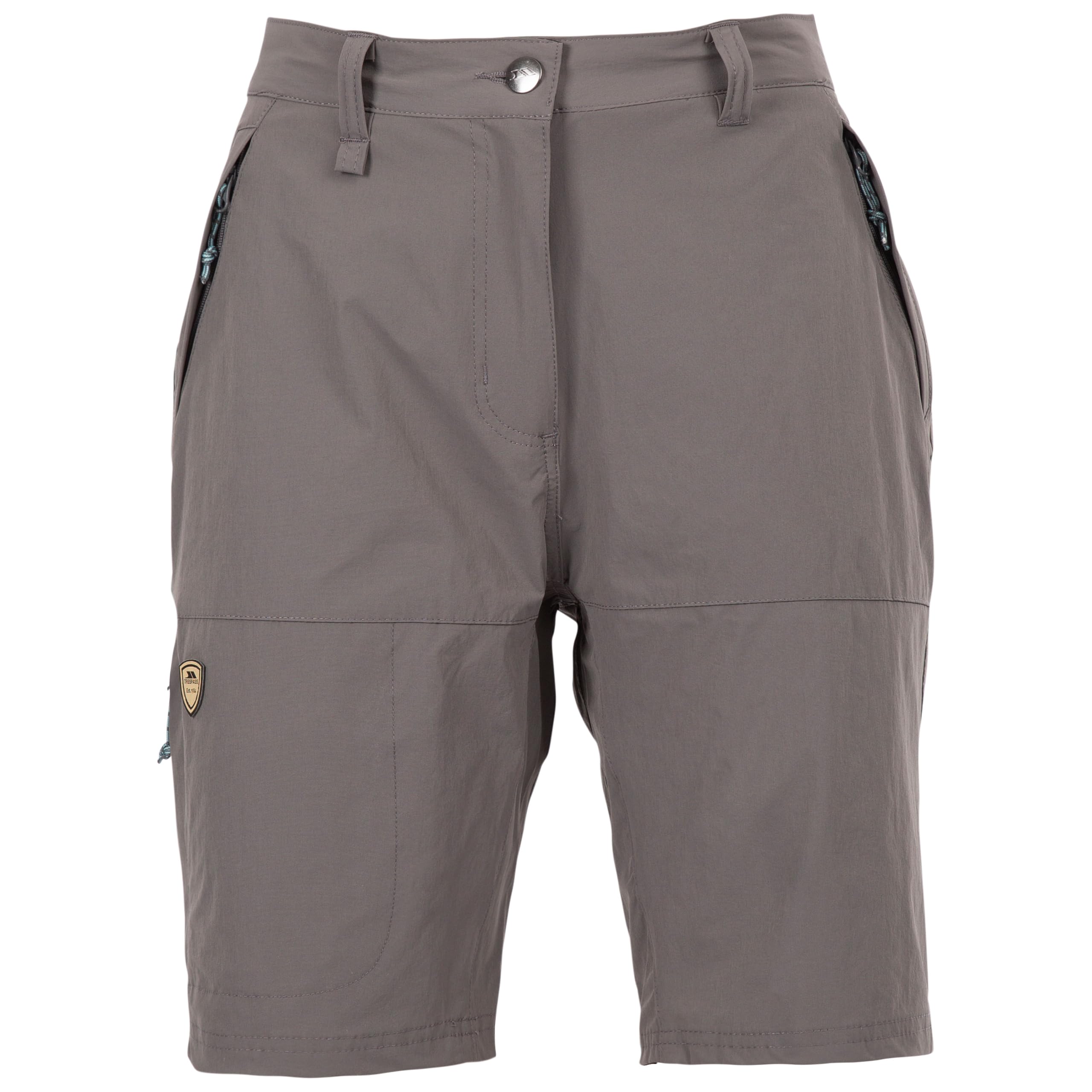 Trespass (10, Storm ) Womens Shorts - Rueful B Grey