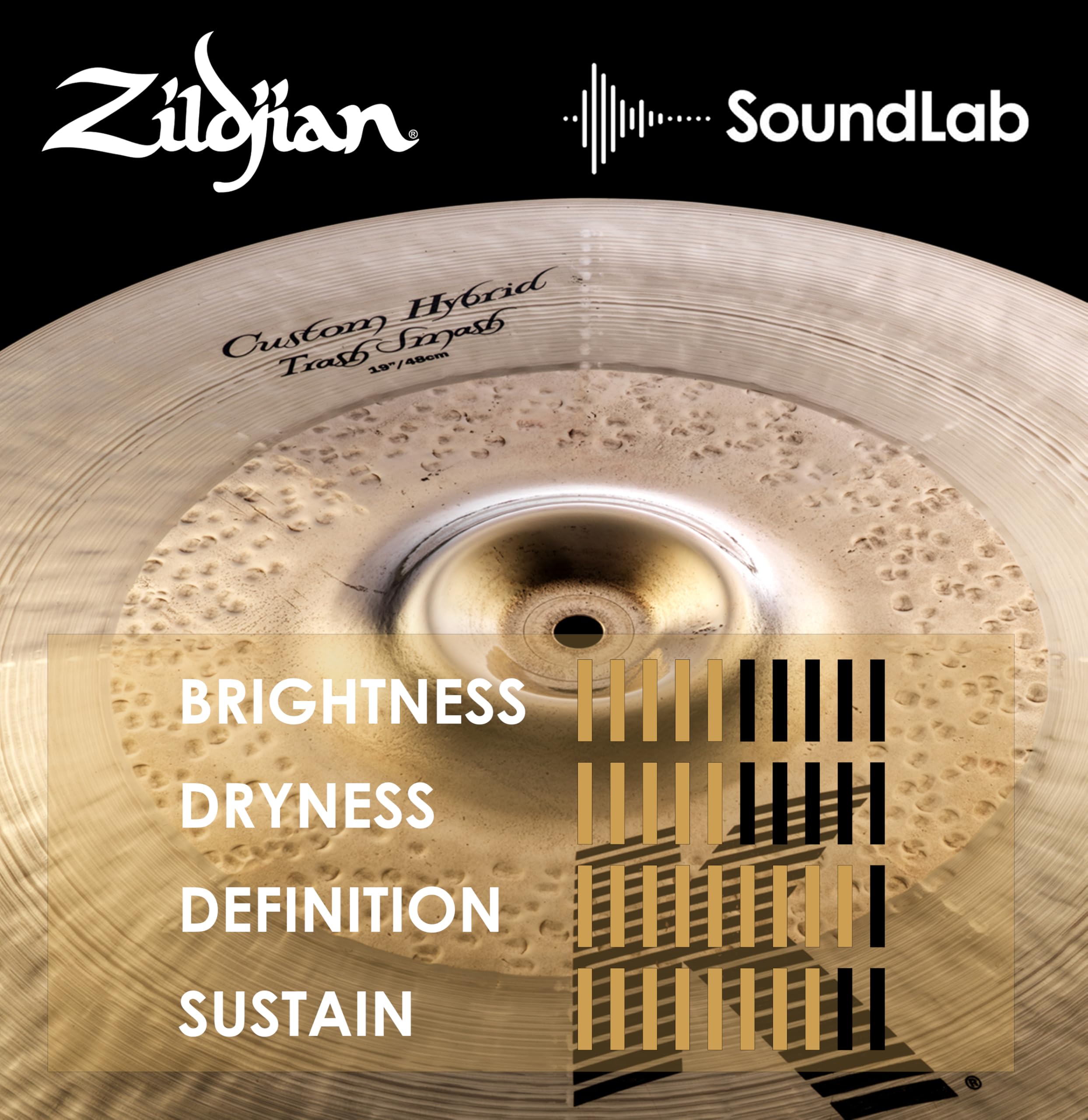 Zildjian K Custom Series - 19" Hybrid Trash Smash