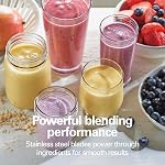 Hamilton Beach® Single-Serve Blender with Travel Lid 14 oz.,Silver, 51107C