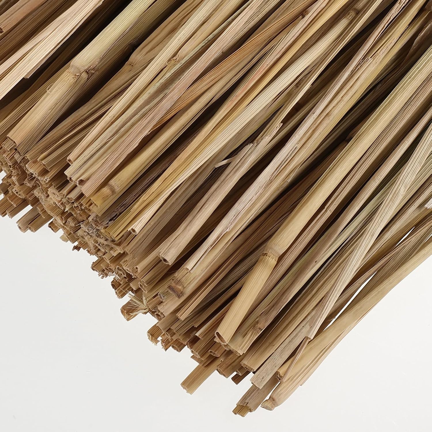 VINTORKY 1 Set Straw Strips for Basket Weaving - Multipurpose 20 Inch Natural Texture Craft Ribbon - Natural Weaving Supplies for Handmade Picnic Basket