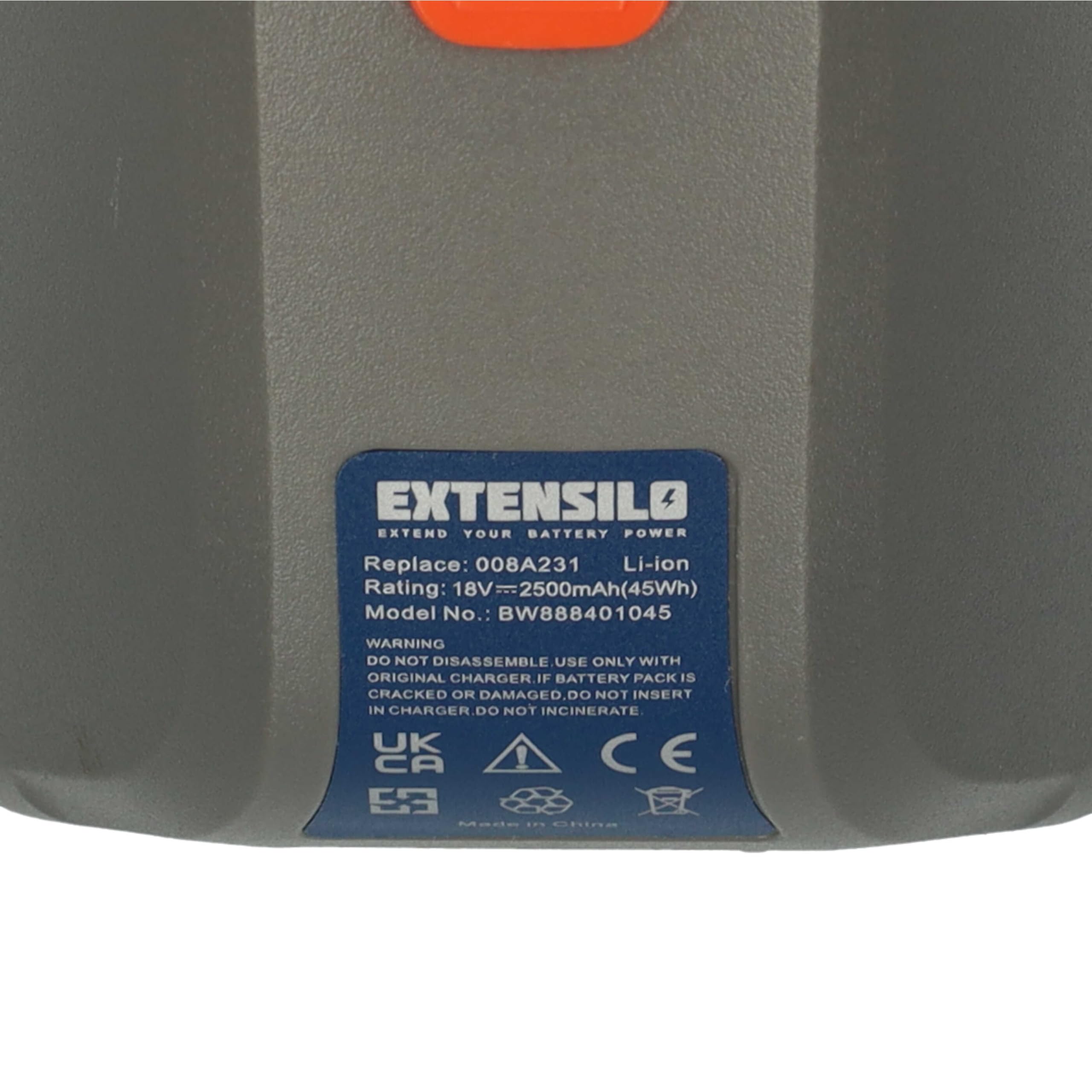 batteria compatibile con Gardena 8025-20 (35m Roll-up) avvolgitubo (2500mAh, 18V, Li-Ion)