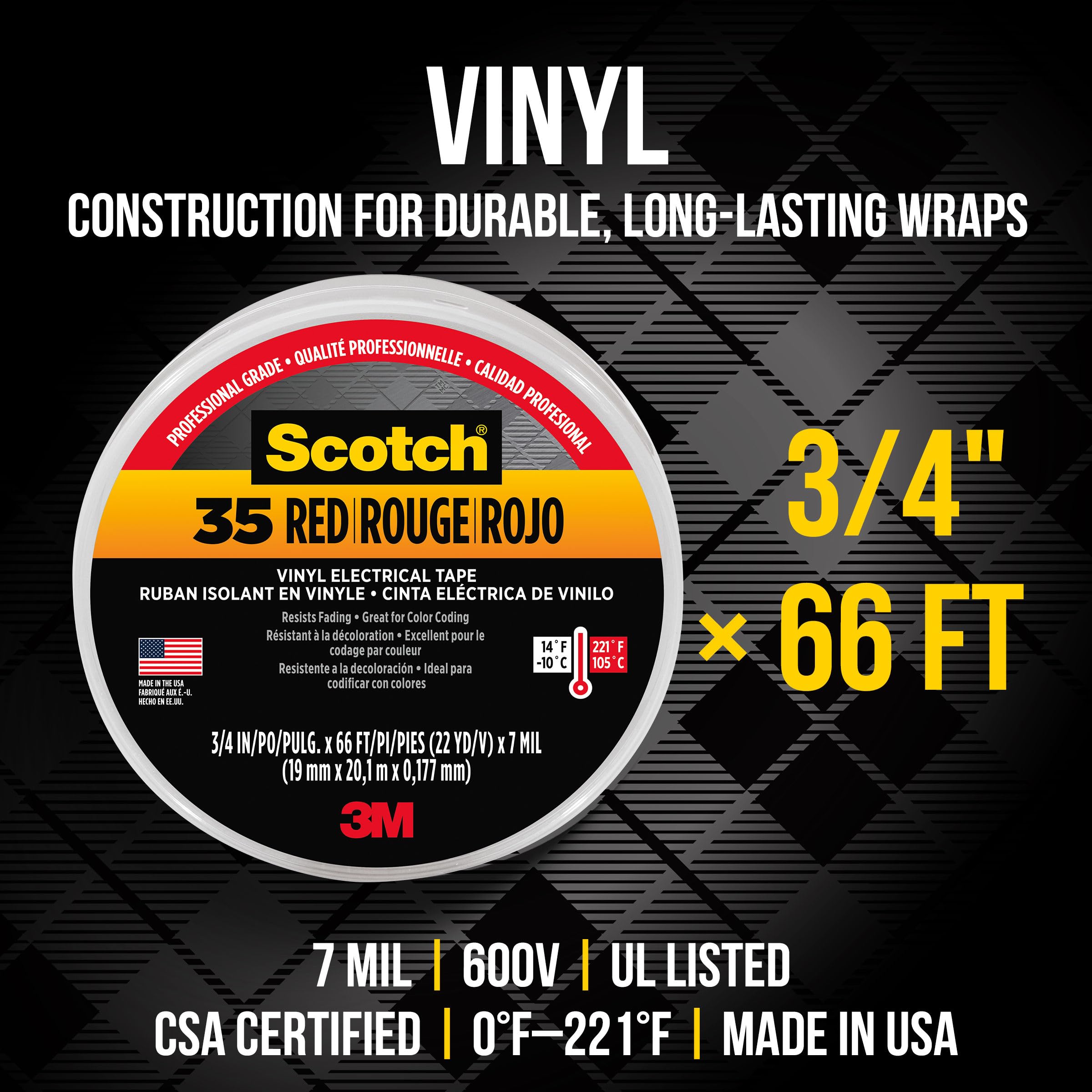 Scotch 10457DS Electrical Tape by
