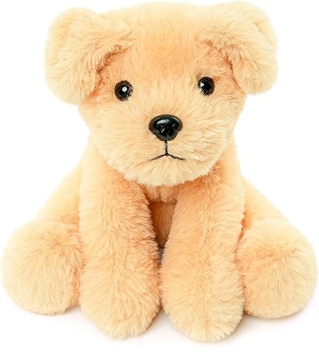 Yellow Labs Labrador Golden Retrievers - Juguete de peluche de perro de peluche para niños y niñas, regalos de cumpleaños a la hora de dormir, 7.9