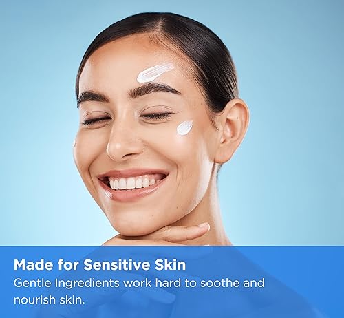 Miniatura 6 de Dermgentle Kit de crema facial y limpiador para piel sensible, fortalece la barrera, hidratación de rápida absorción, adecuado para pieles secas,