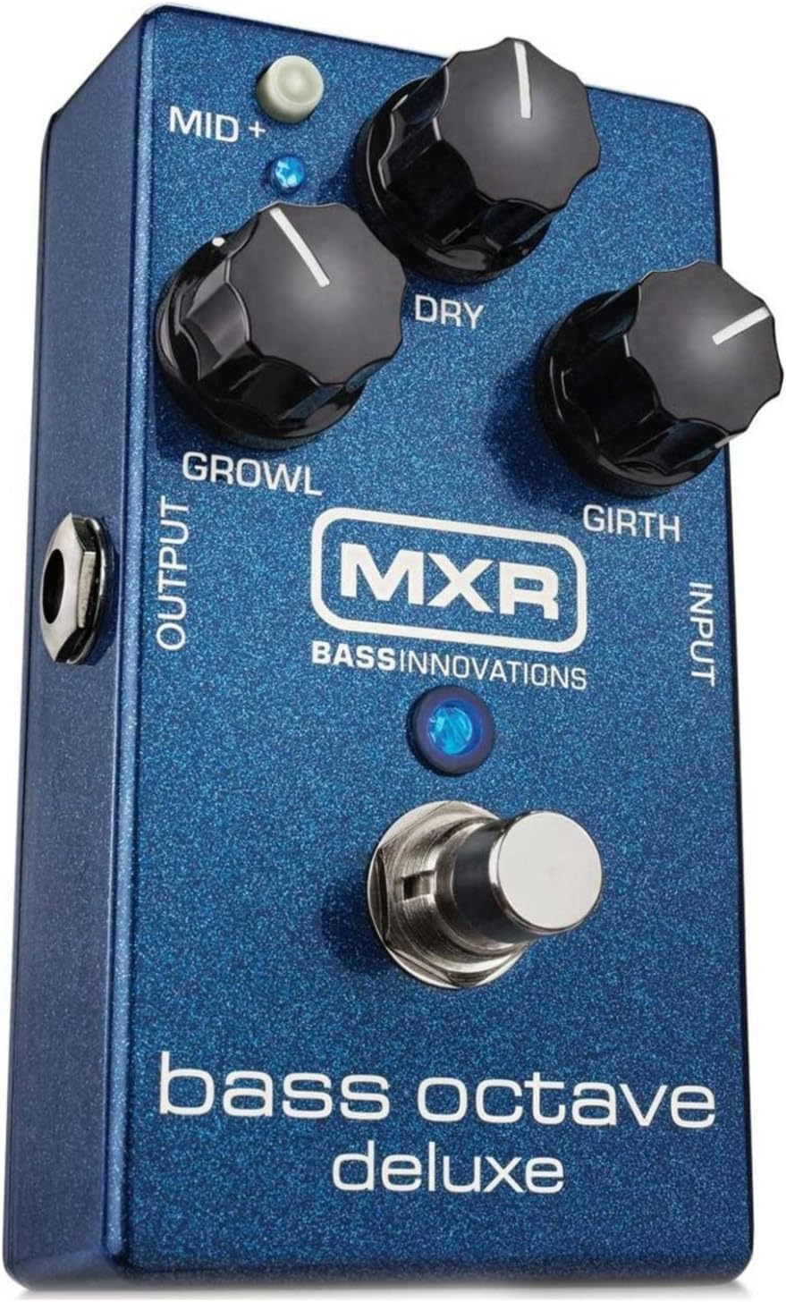 MXR M288 Bass Octave Deluxe Pedal w/ 4 Cables