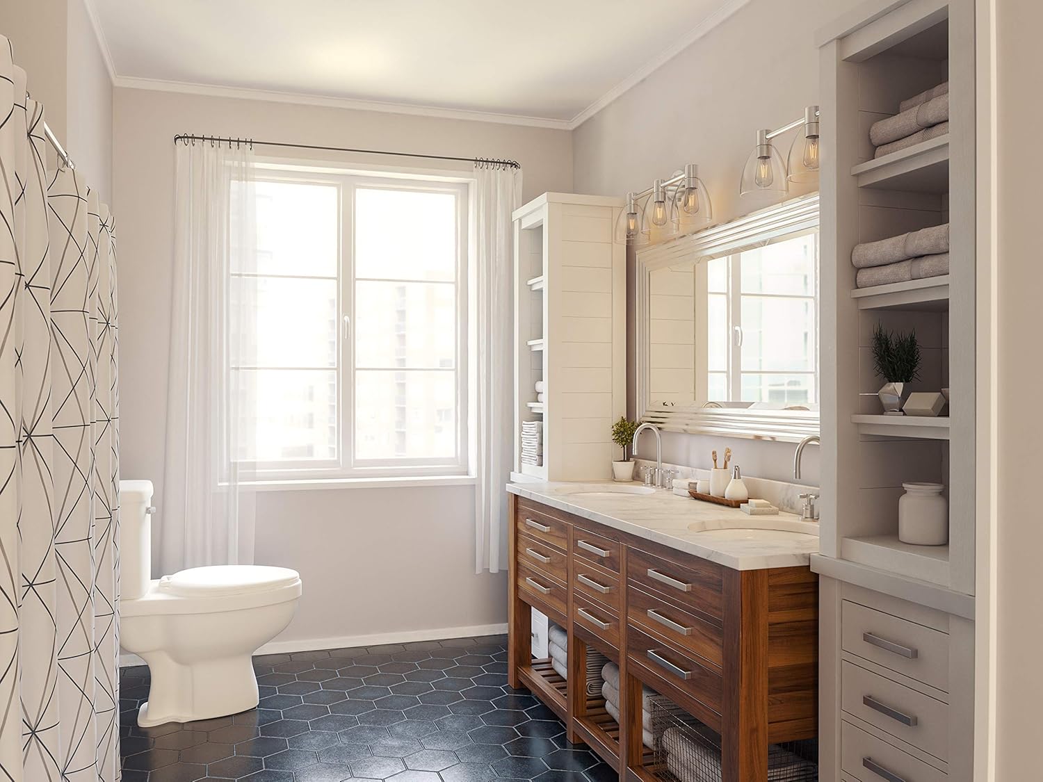 Flash Sale Kenroy Home 92093BS Edis Vanities, Medium, Brushed Steel