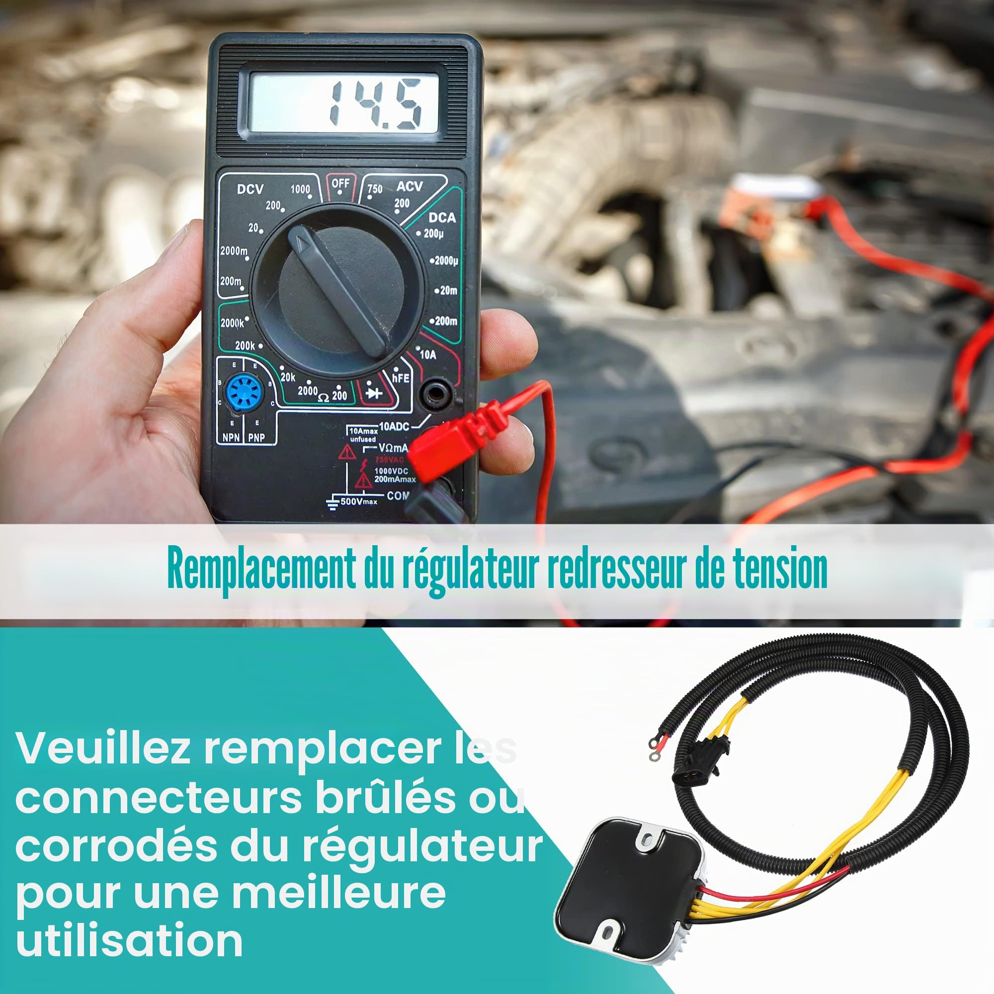 A ABSOPRO Régulateur De Tension Pour Polaris Sportsman 570 15-18 1pc