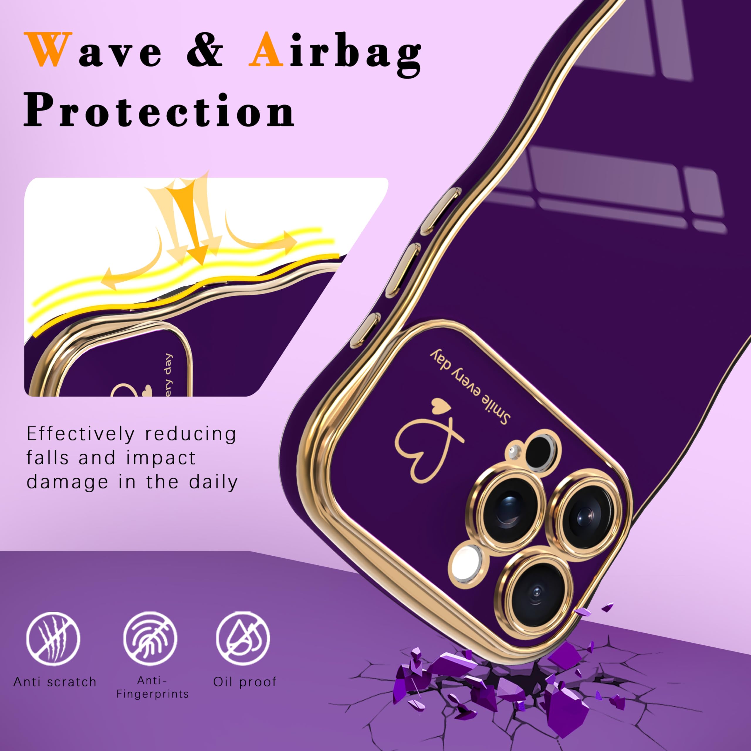 Amazon.com: IAIYOXI for iPhone 16 Pro Case for Women & Girls