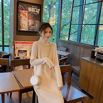 ガブリエラハースト　ニットロングワンピース　フレア　マキシ丈　ウール　カシミヤ 高級デザイナーニットドレス | ニットマキシ＆ミディドレス