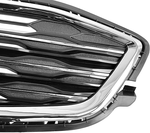 Miniatura 5 de DIBON AUTO Rejilla superior inferior compatible para Chevy Malibu parachoques delantero rejilla de malla de panal 2016 2017 2018