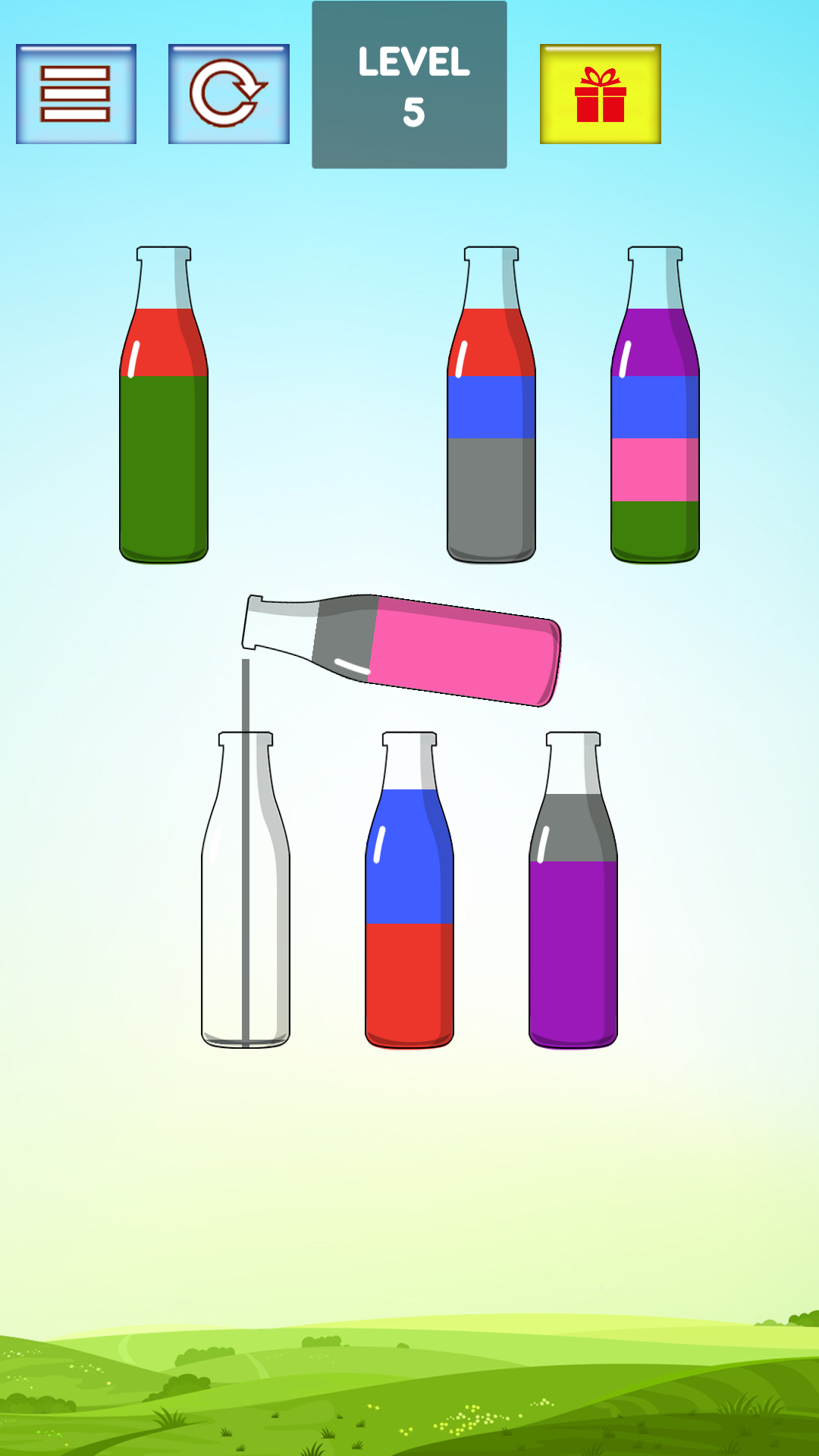 Water Color Mix Sort Game Sorting Puzzle - App on Amazon Appstore
