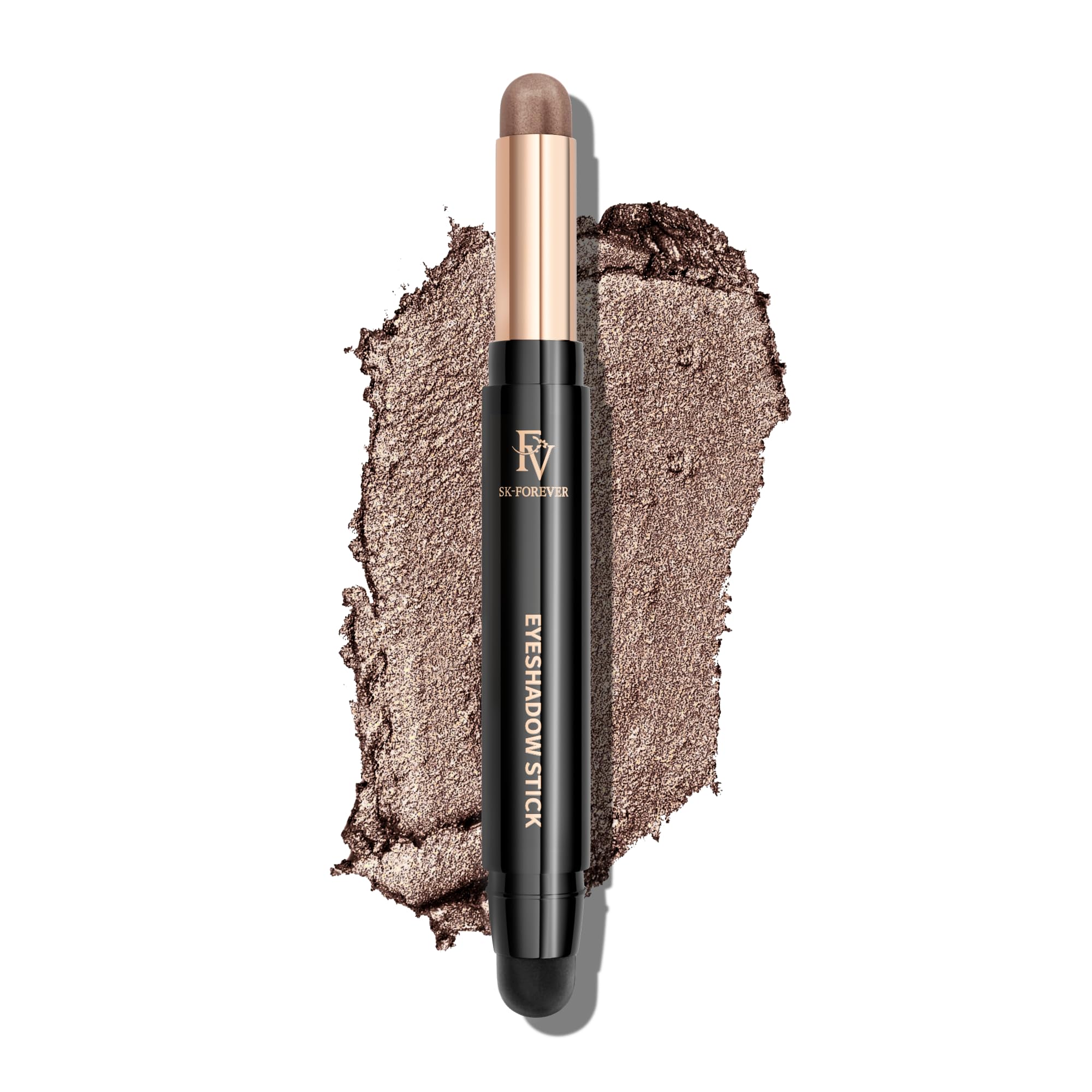 FV Lidschatten Stift, Langanhaltend und Hochpigmentierter Creme Glitzer Lidschatten, Knitterfrei, Wasserfester Eyeshadow Stick mit Shimmer Finish, Golden Shimmer