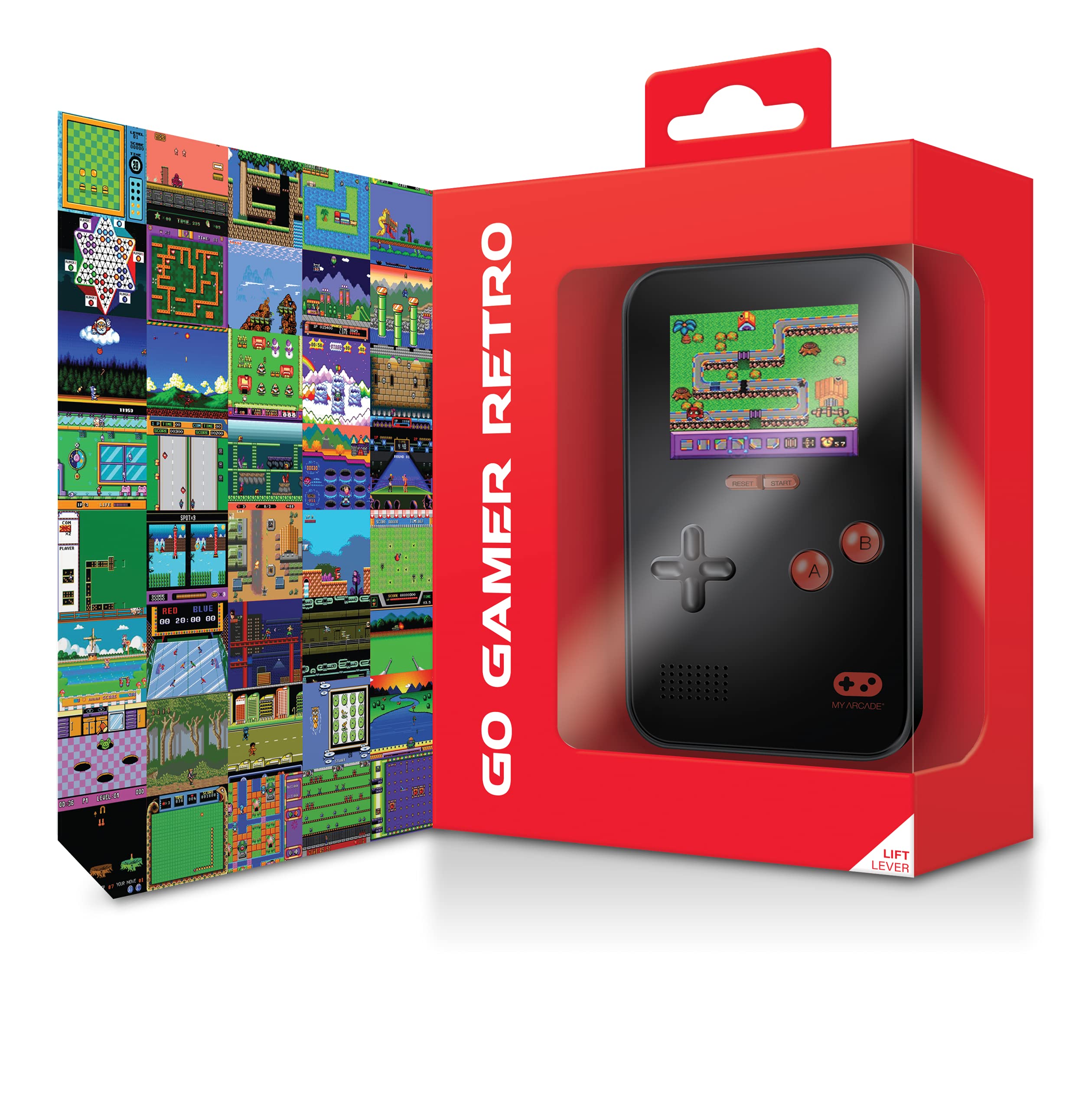 My Arcade Go Gamer Portable Handheld Gaming System 300 Retro Style