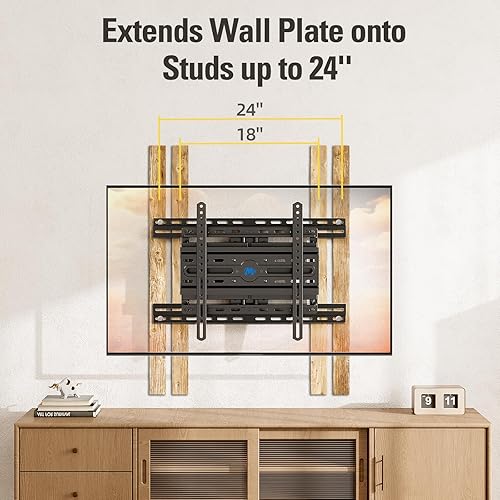 Miniatura 3 de MD Mounting Dream MD5232 - Soporte universal de extensión de pared para placa de pared de TV, montaje de perno de madera de 16 a 24 pulgadas y