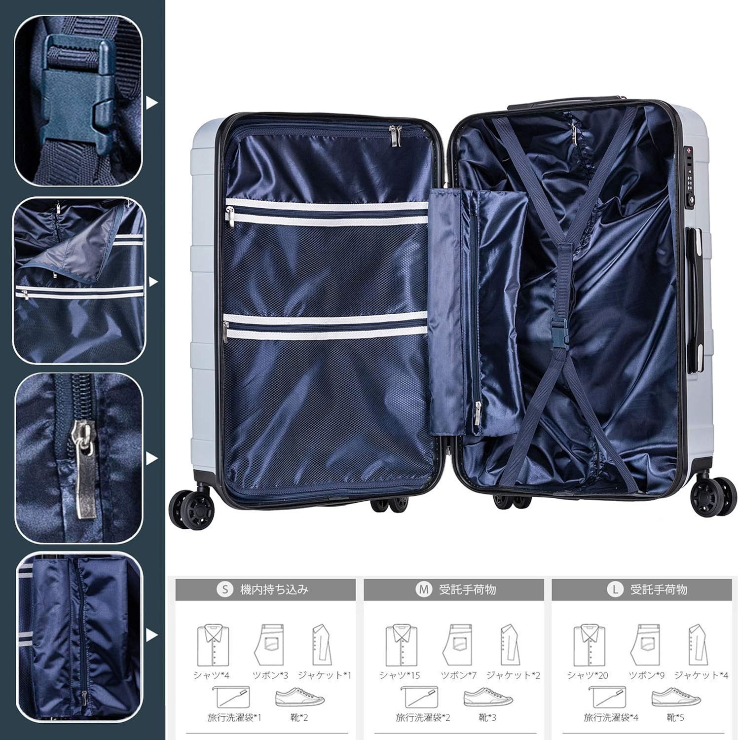 永遠の定番モデル ヴィヴィシティ Vivicity スーツケース キャリーバッグ キャリーケース 機内持込可 大容量 大型軽量 8輪 静音 Tsaロック搭載 100 Pc Www Tonna Com 永遠の定番モデル ヴィヴィシティ Vivicity スーツケース キャリーバッグ キャリーケース 機内持込可 大容量 大型軽量 8輪 静音 Tsaロック搭載 100 Pc Www Tonna Com