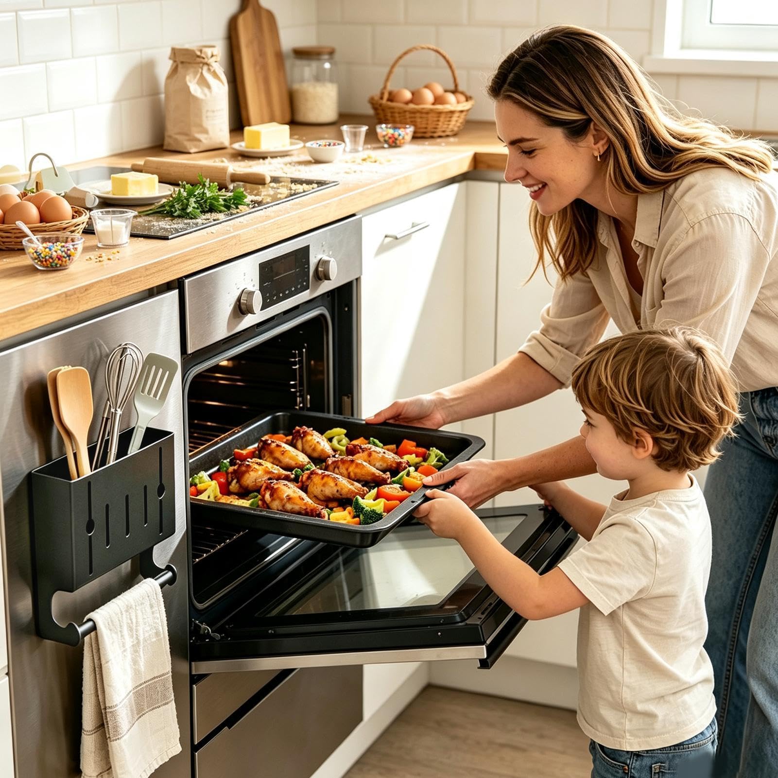 Étagère Magnétique Frigo Support robuste antidérapant sans perçage