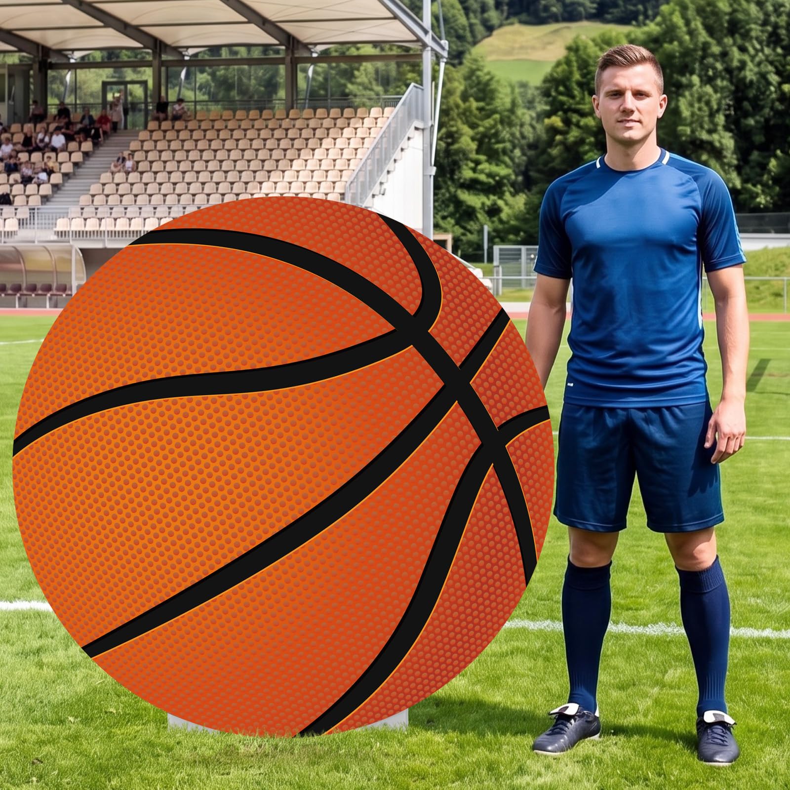 Photo 1 of Capoda 3.9 ft Basketball Stand-Up Decoration