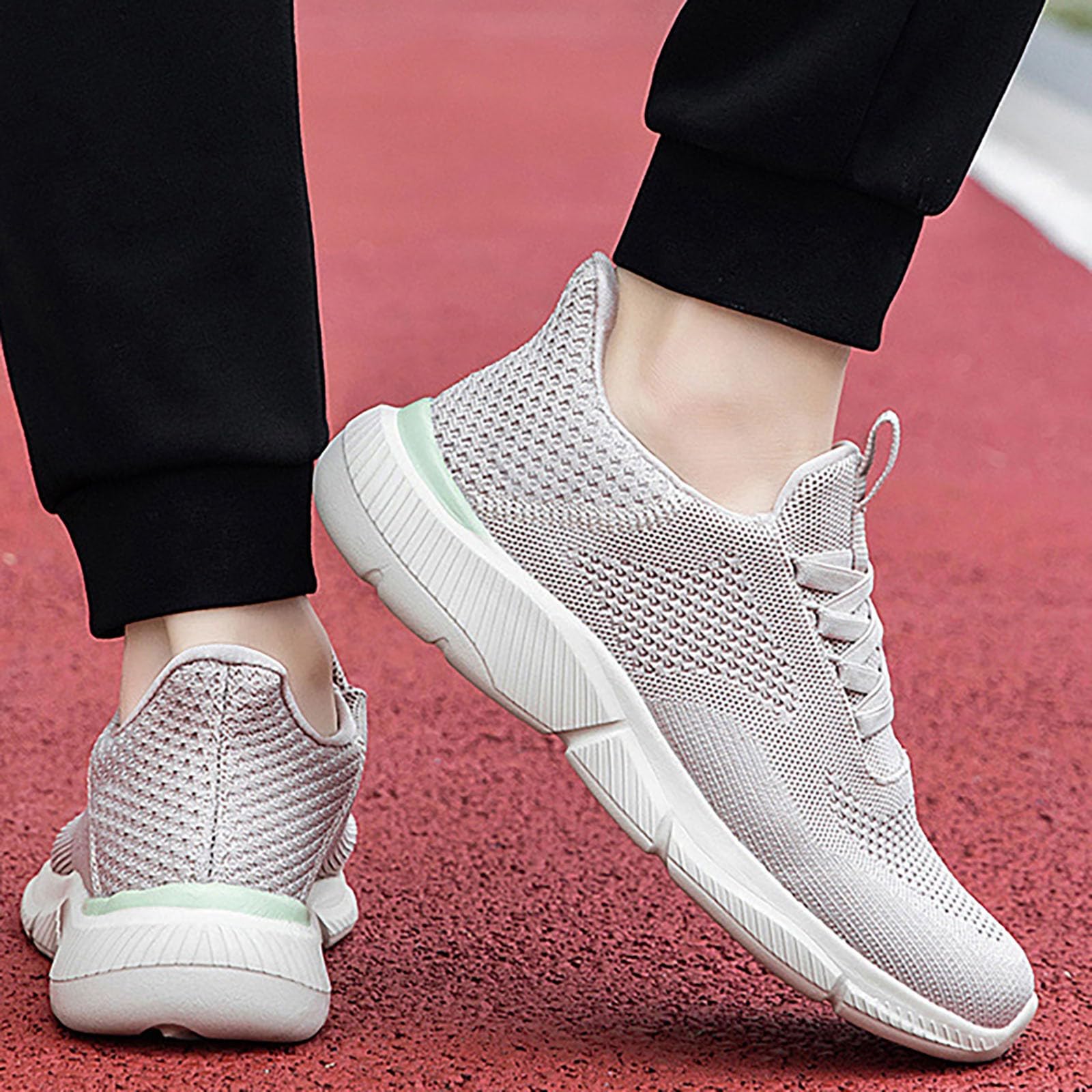 Herren Hallenschuhe Freizeitschuhe Herren Weich Leicht Joggingschuhe | Bequeme Straßenschuhen Fitnessstudio Walkingschuhe Atmungsaktiv Sneaker Einfarbige Laufschuhe