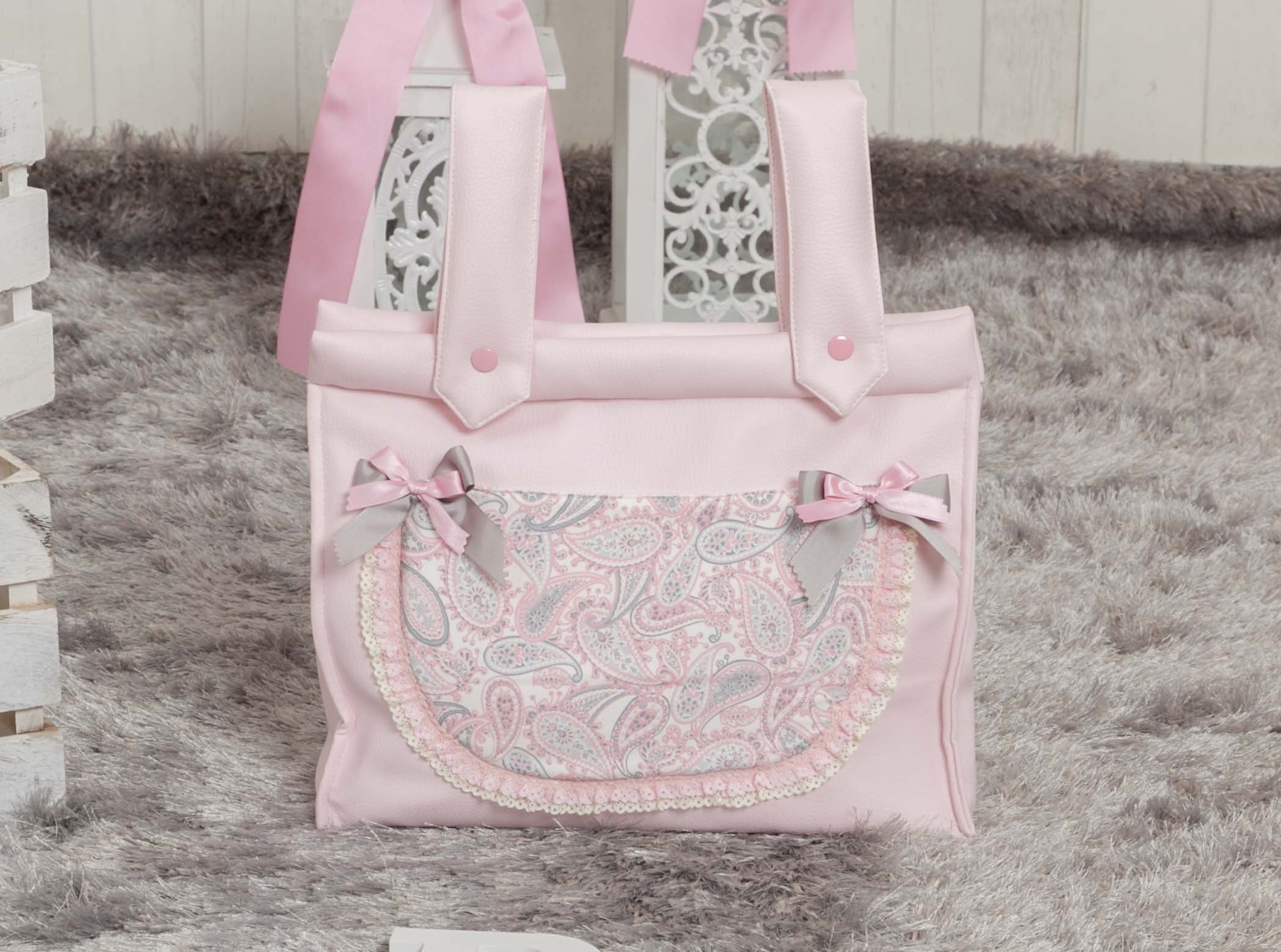 Babyline Caramelo Brottasche für Kinderwagen, Pink