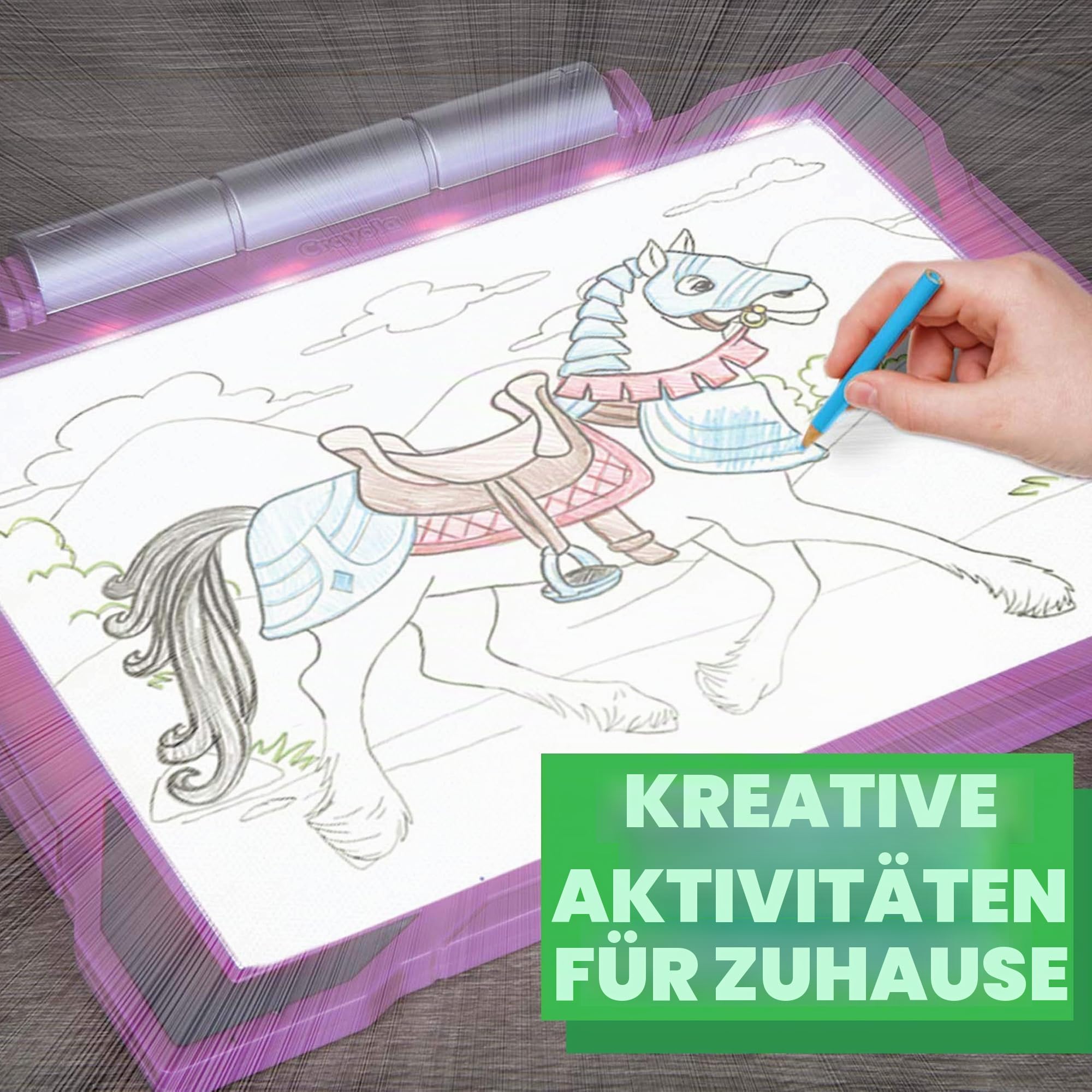 Crayola – Leuchttafel, Geschenk und Spielzeug für Kinder, Alter 6, 7, 8, 9