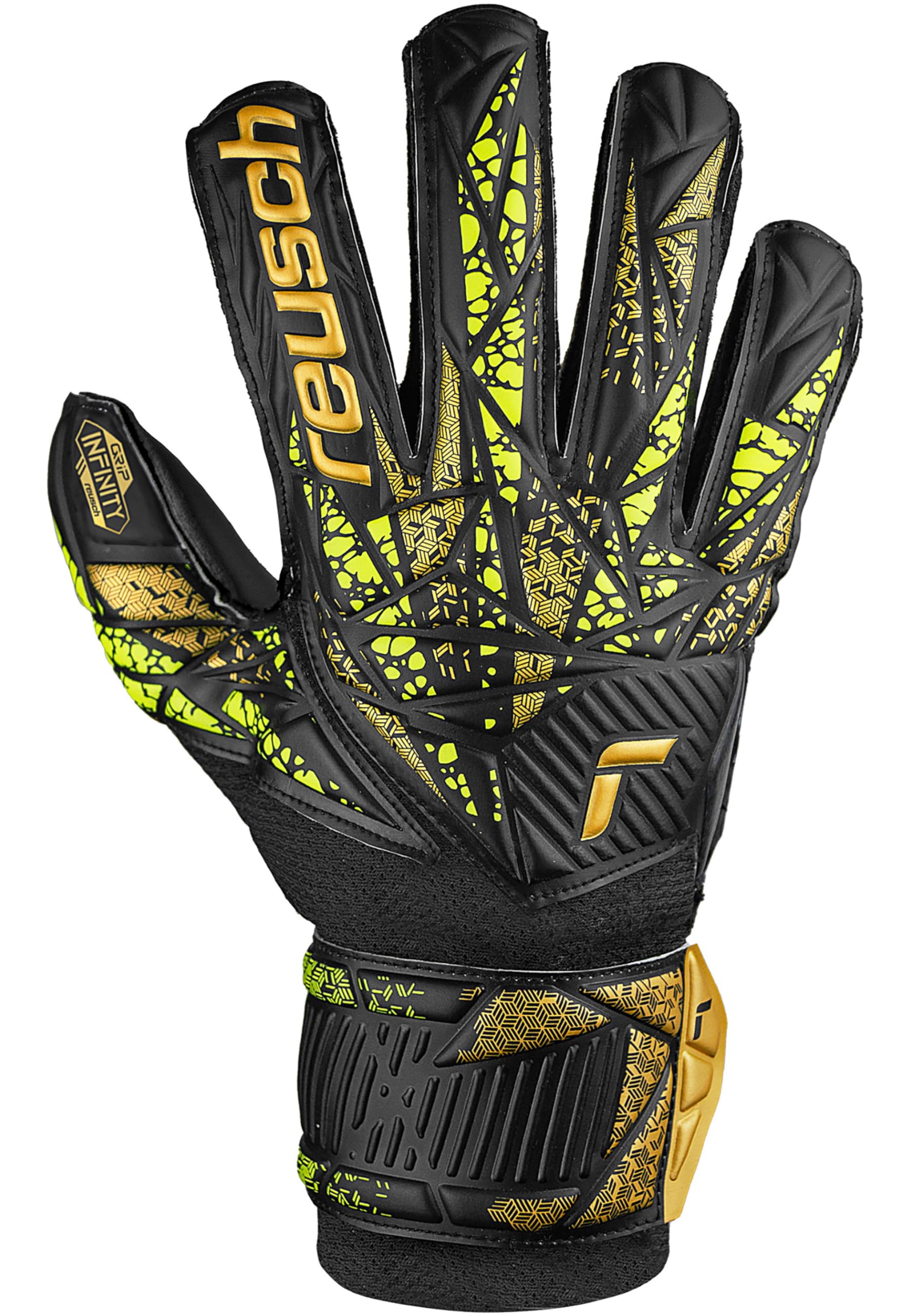 Reusch Unisex młodzieżowe rękawice bramkarskie Infinity Finger Support Junior