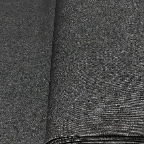 Miniatura 2 de Tela vaquera, 62-64 pulgadas de ancho, 100% algodón, más de 100 yardas en stock - Perno de 5 yardas, mezclilla negra