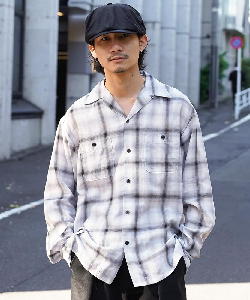 Amazon.co.jp: [Schott NYC] [ショット] OMBRE CHECK LS SHIRT