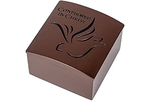 Roman Giftware Confirmation Bronze Box, 2" H Confirmation Bronze Box