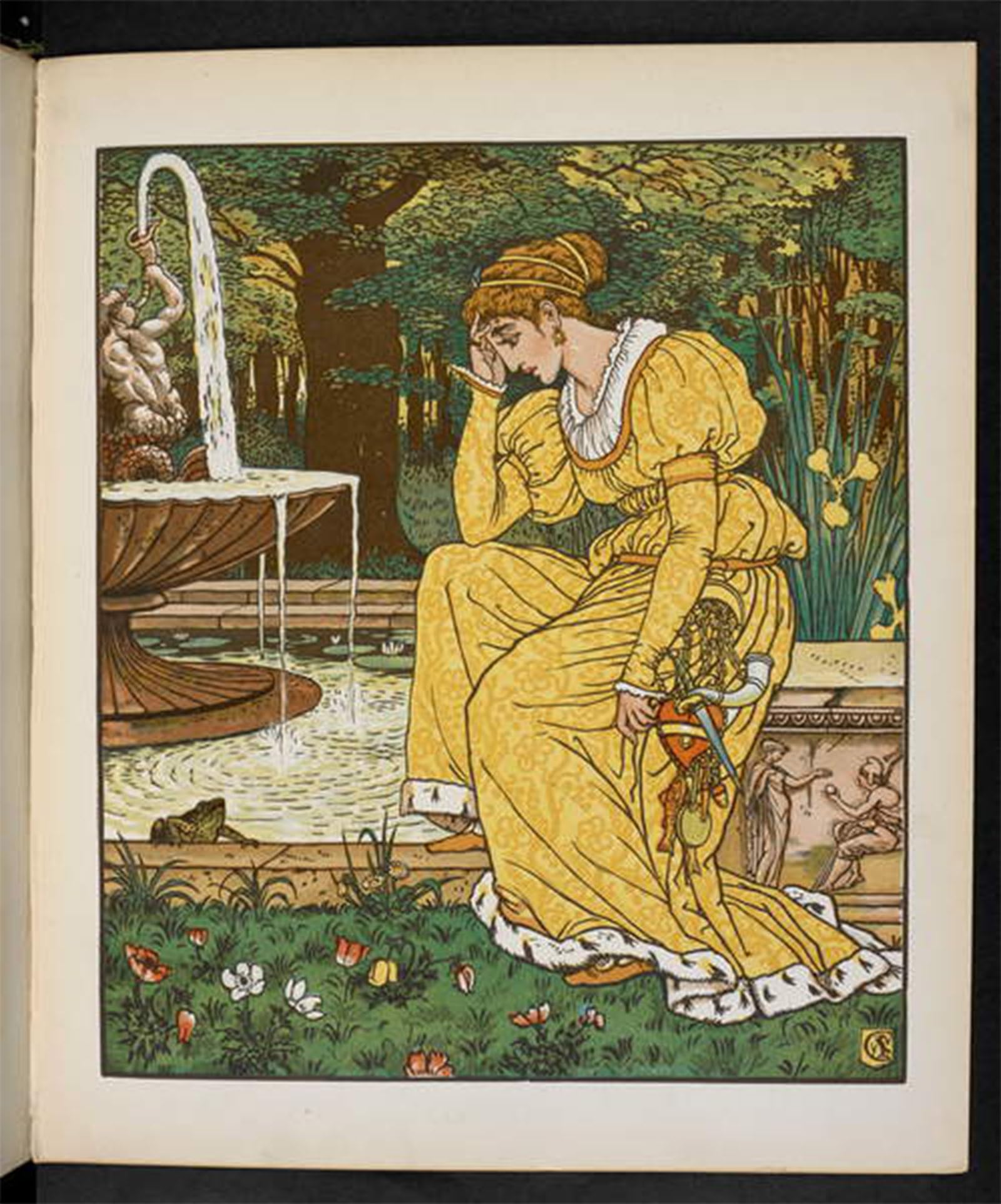 ARTXLXXBN Famous Painting Canvas Artwork Graffiti Print Illustration for the by Walter Crane Portrait Canvas Image for Home Decor 60x90cm