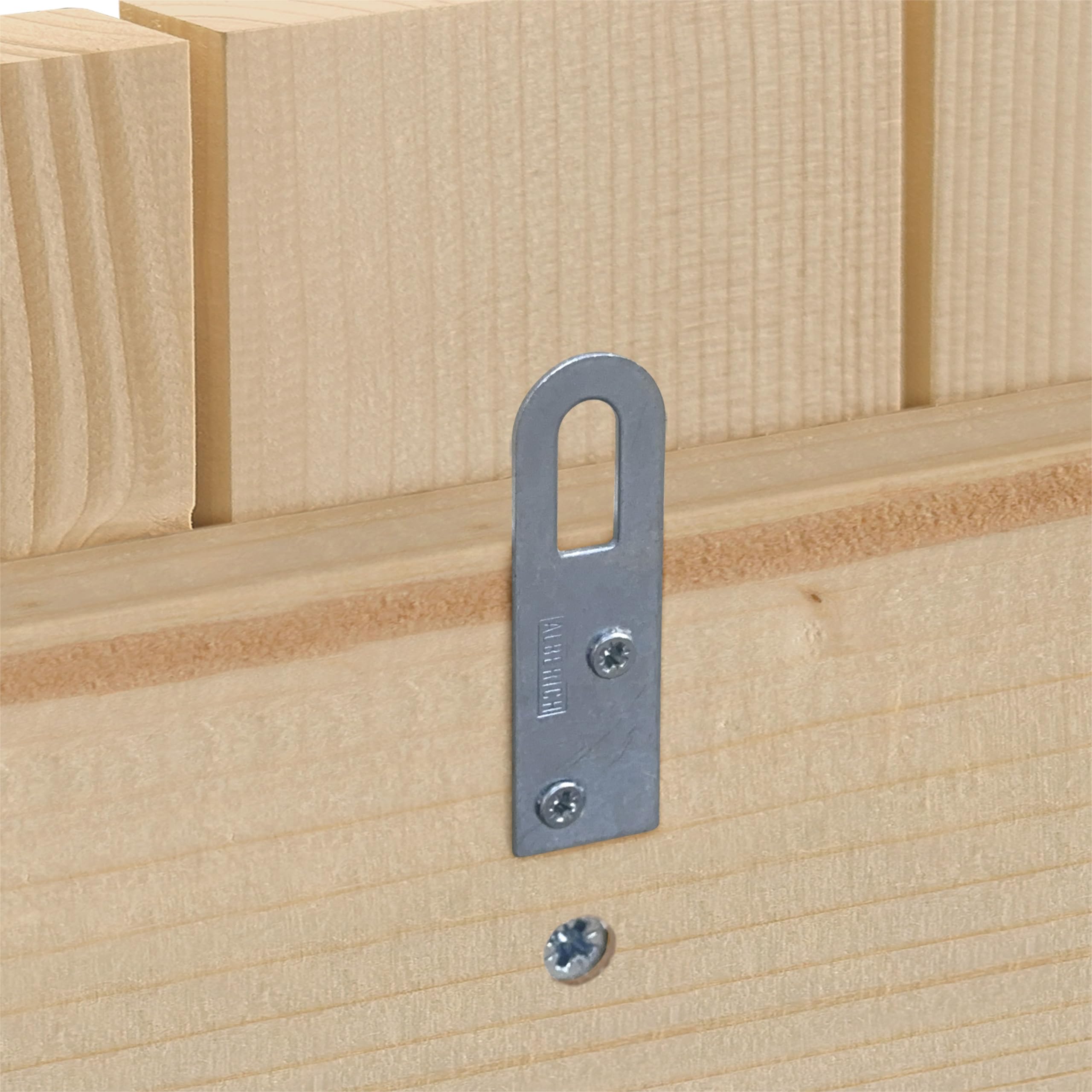 DHOME Cabecero de Madera Natural de Pino con Patas Estilo Palet Vertical Cama Palets Herrajes incluidos (110cm, Madera Natural Pino)