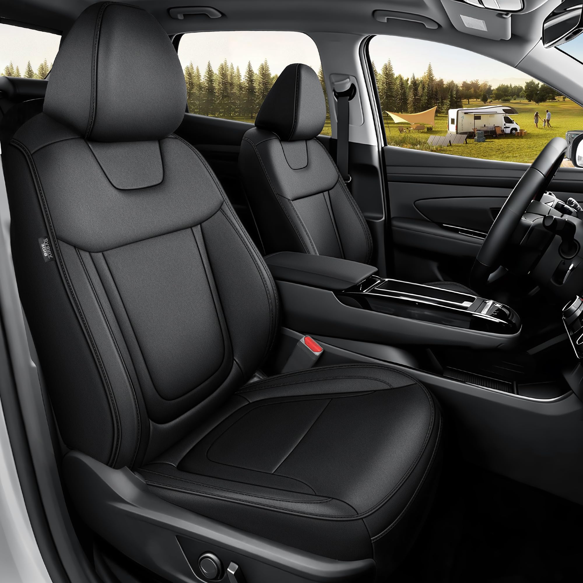TTX LIGHTING Custom Fit Front Seat Covers for Hyundai Tucson 2022-2026