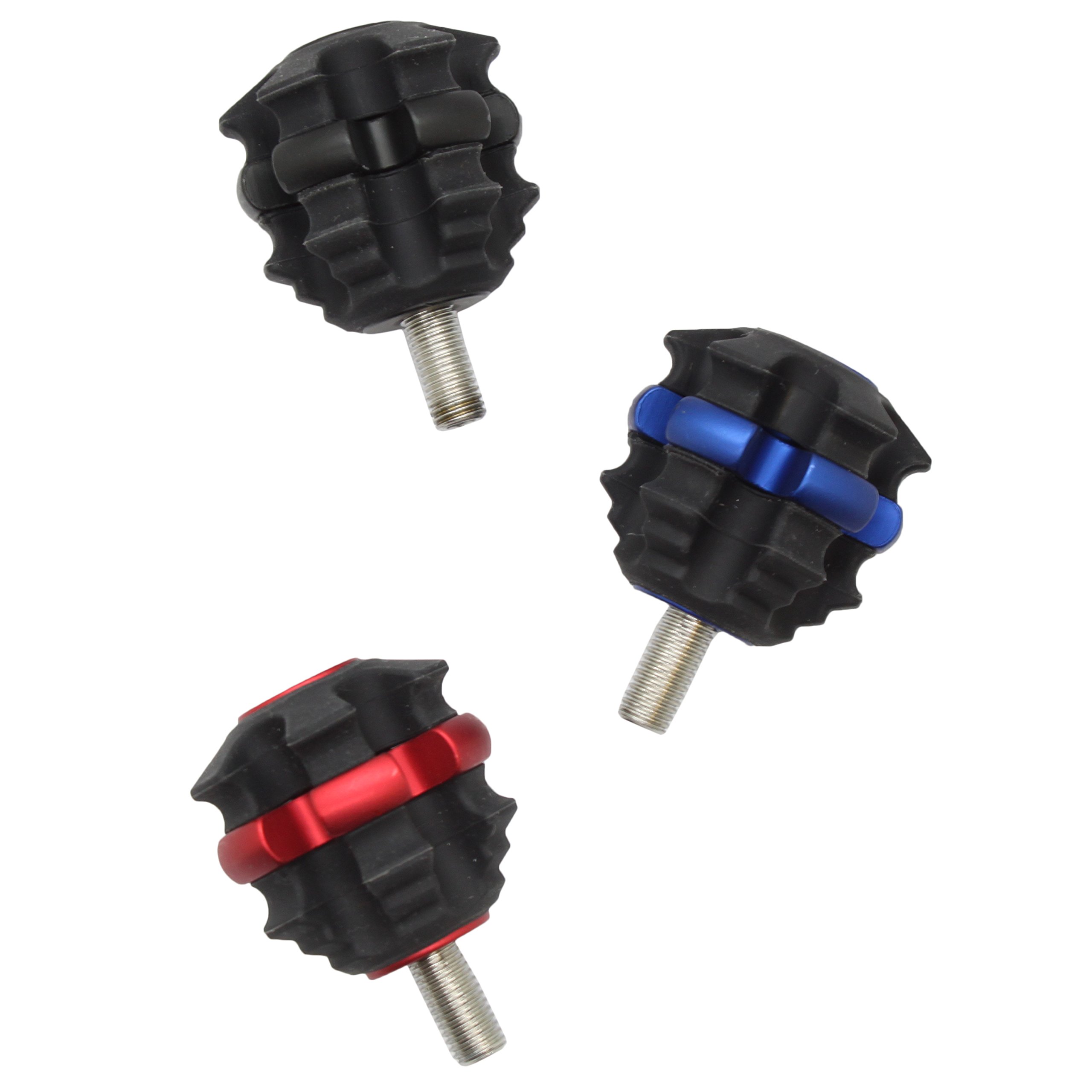 SAS Stackable Archery Bow Stabilizer Ball Anodized - 1.5 in 1.45 Oz (Black)