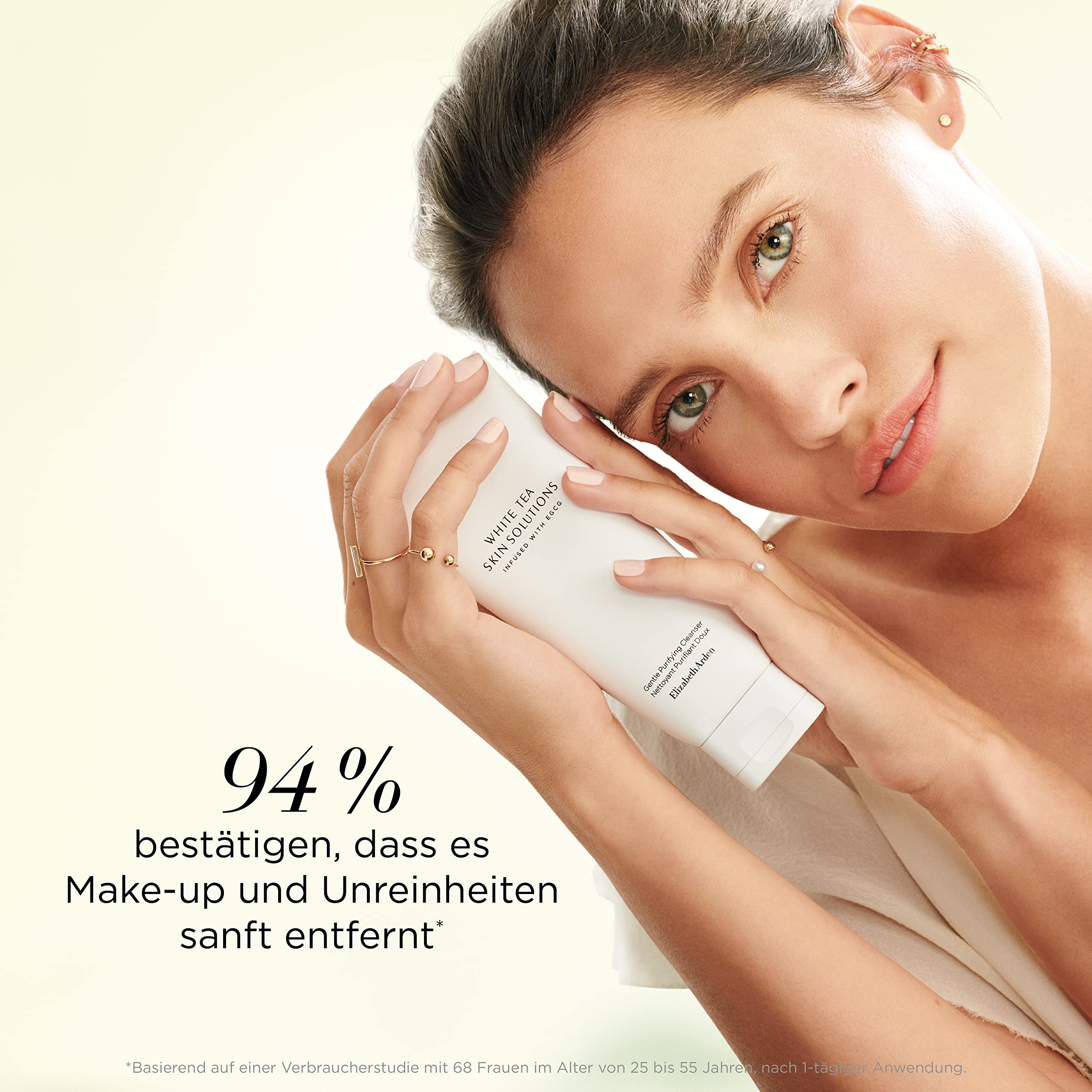 Elizabeth Arden White Tea Skin Solutions Gentle Purifying Cleanser 125ml, Transparent, 125 ml (Pack of 1) - Image 4
