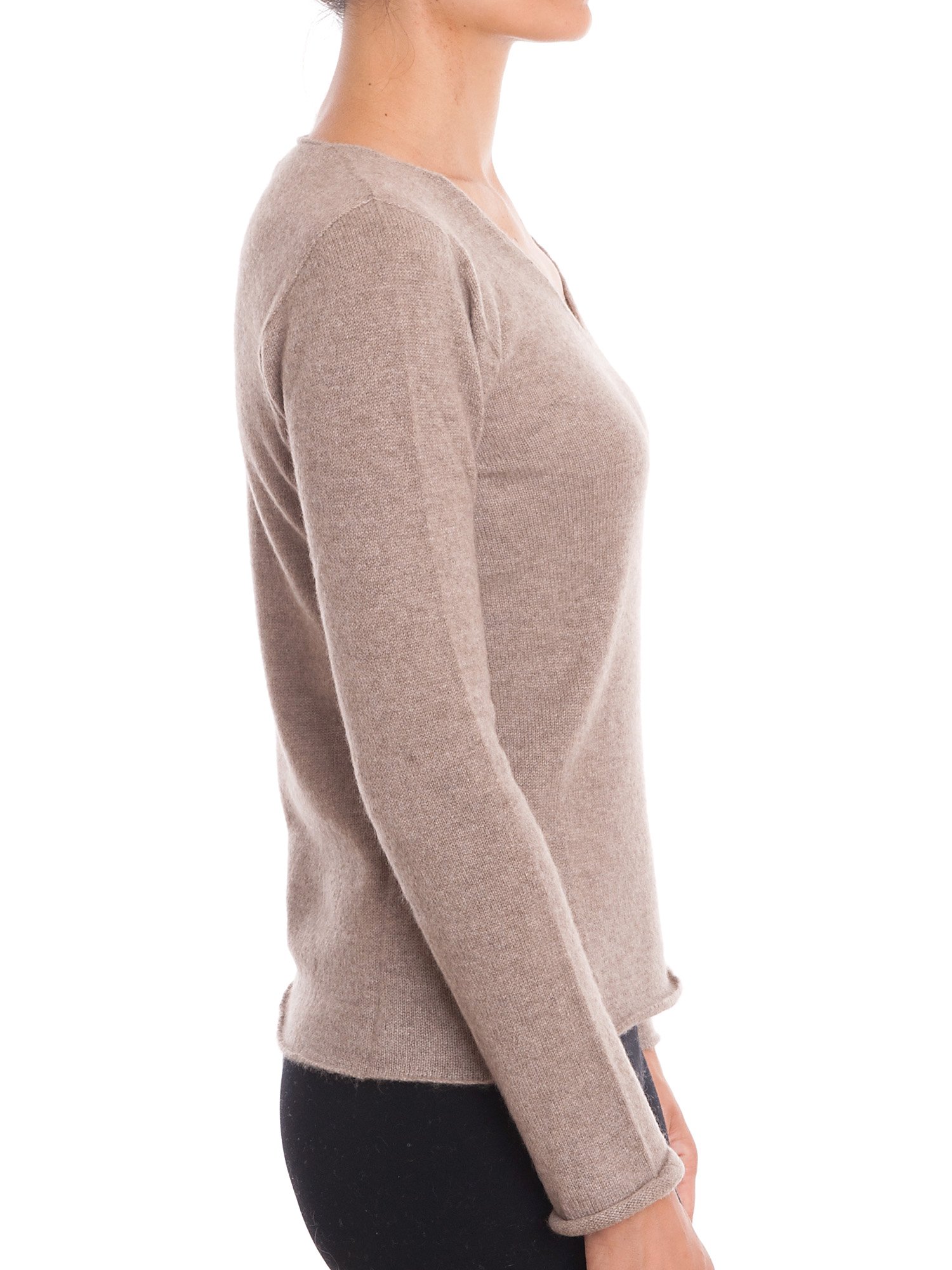 DALLE PIANE CASHMERE Maglione Donna 100% Cashmere | Maglione caldo e morbido per autunno e inverno, elegante da regalare per lei e per lui, autentico lusso Made in Italy
