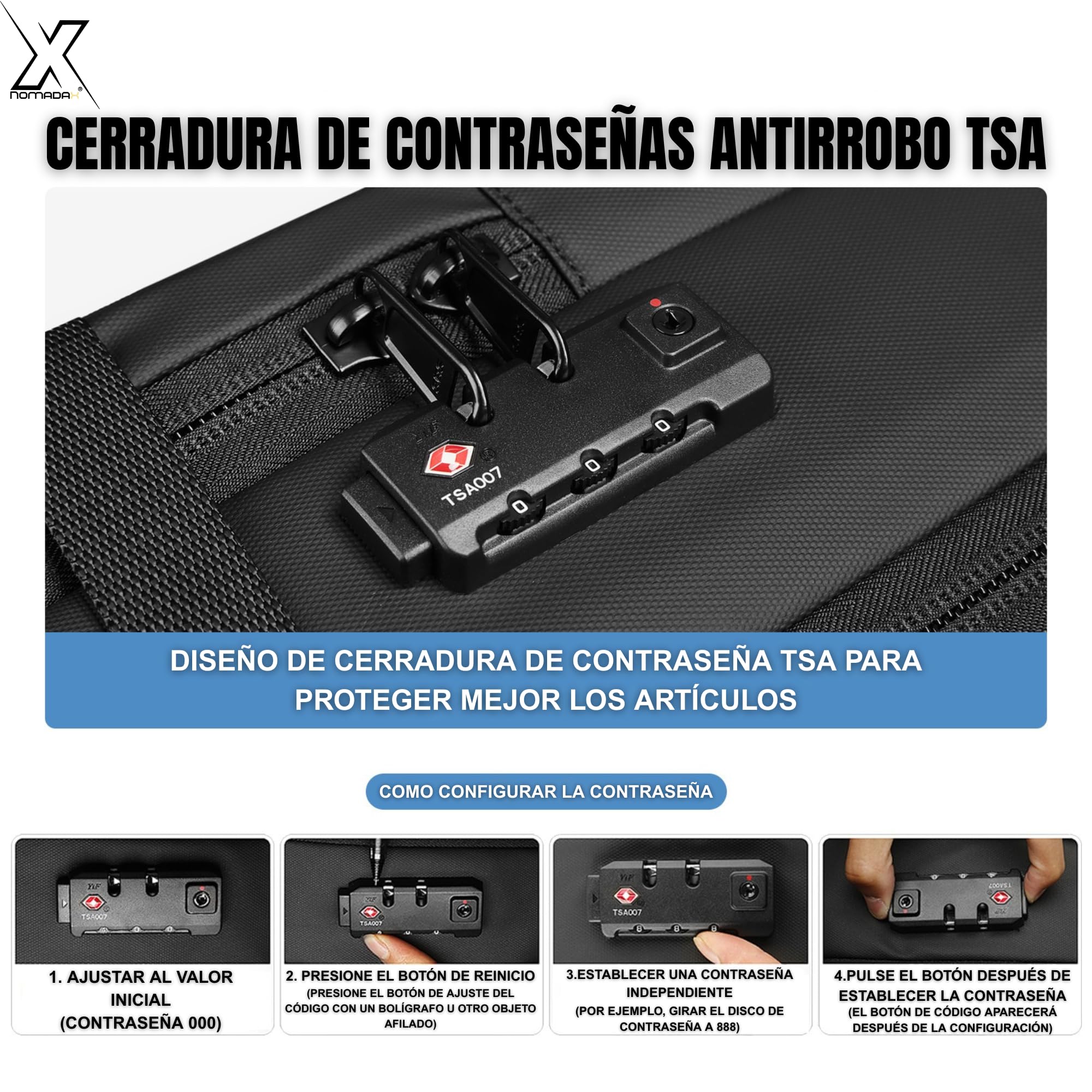 Mochila de Viaje Cabina 49x32x15 con Compresión al Vacío y Mini Bomba, Candado TSA, Portátil 17,3", Impermeable – Apta Ryanair y Vueling (Hombre y Mujer)