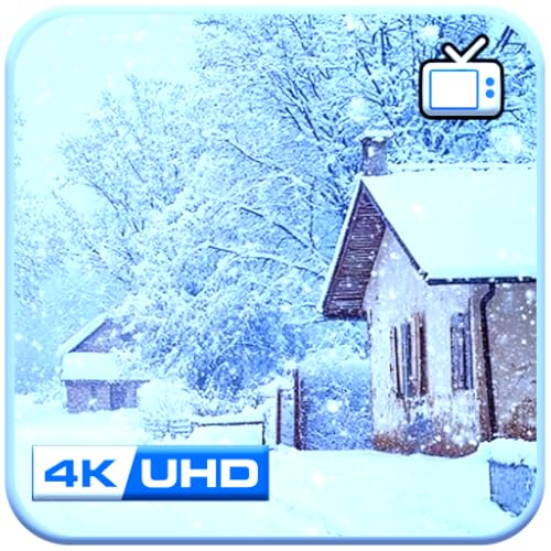 Gemütlicher Winterschneefall – Entspannender Bildschirmschoner mit Schneeatmosphäre