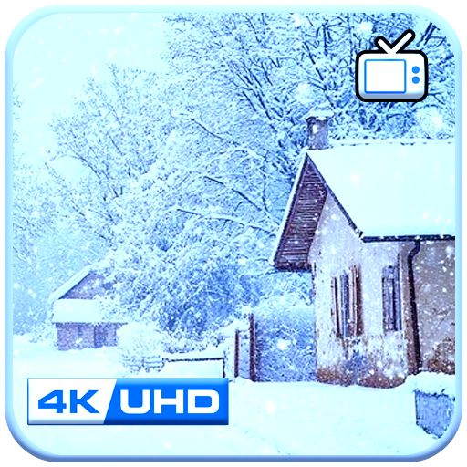 Gemütlicher Winterschneefall – Entspannender Bildschirmschoner mit Schneeatmosphäre