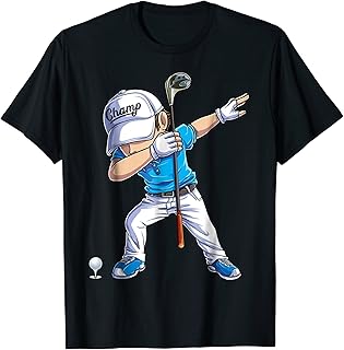 Dabbing Golf T shirt for Boys Dab Dance Golfing Golfer Gifts