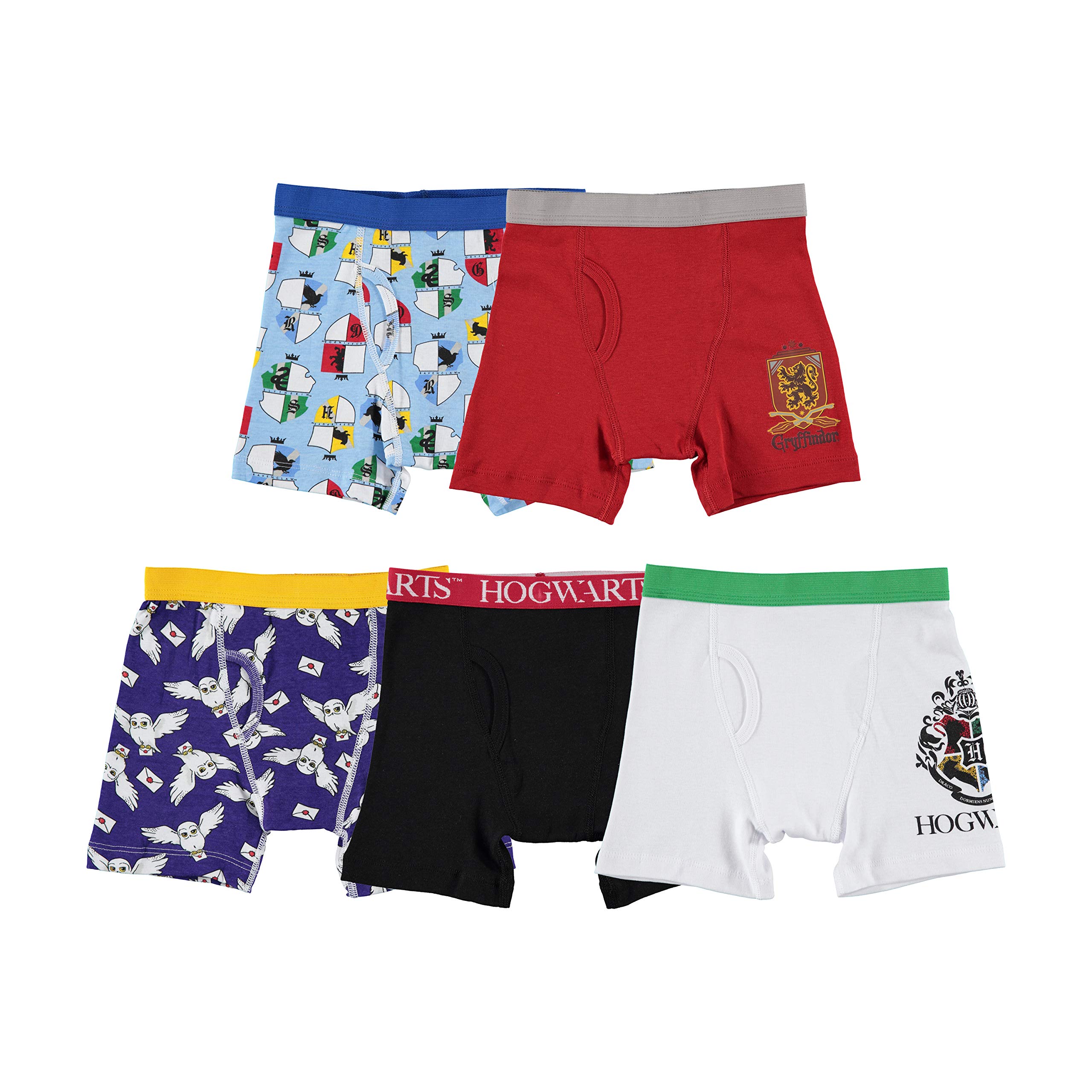 Warner Bros Boys Little Harry Potter Underwear Multipacks HP 5pk Cotton Bxrbr 4