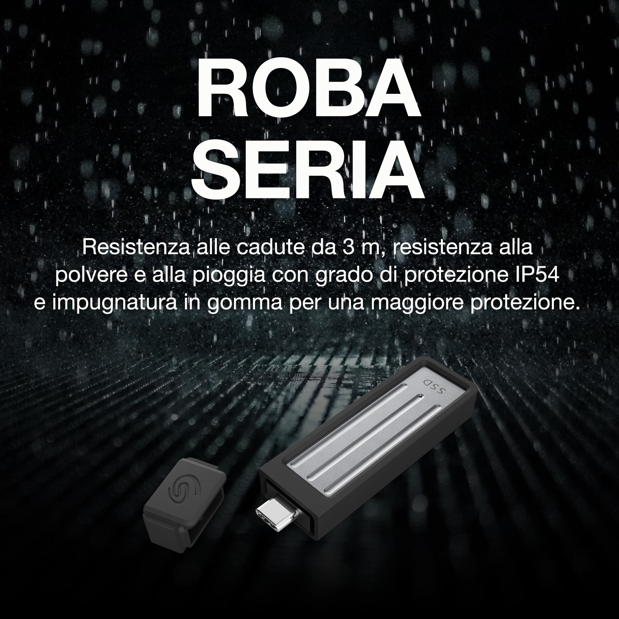 Seagate Ultra Compact 1TB, esterno SSD, 1000MB/s, USB 3.1 Typ C, Data Rescue Service (STMX1000400)