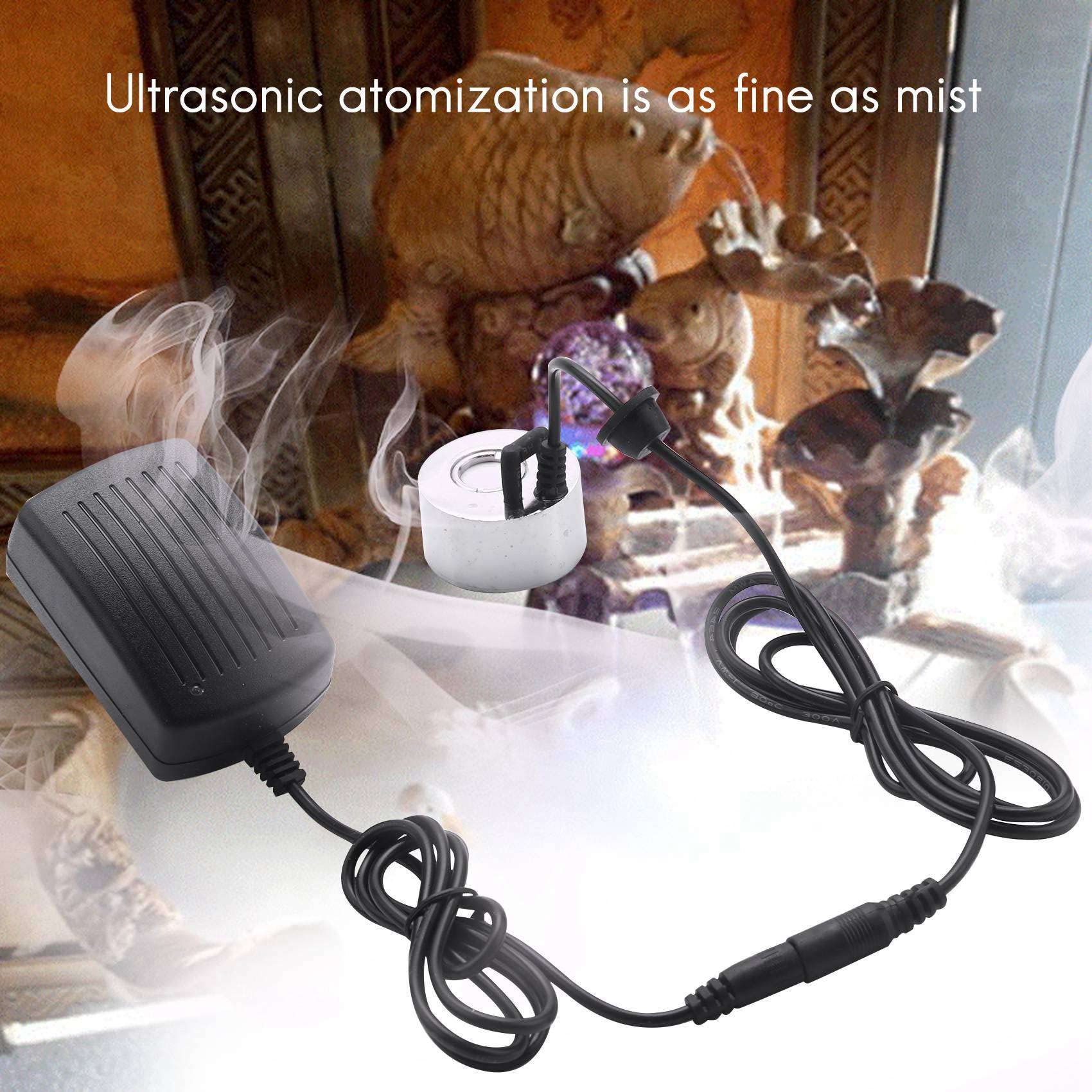 Jevina 2 StüCke mit Stecker 45 Mm Luft Befeuchter Ultraschall Nebel Hersteller Industrielle Inkubator 24 V Vernebler ZerstäUber Kopf Fogger Eu Stecker