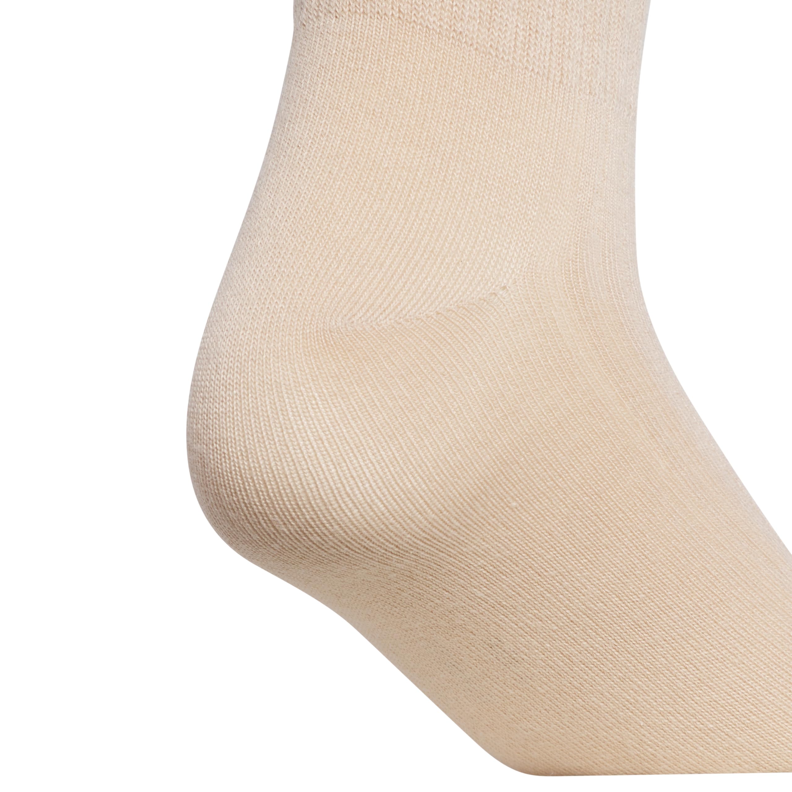 adidas Damskie damskie skarpety sportowe, 3 sztuki, Quarter Ruffle Ruffle Ankle Sock for Women Low Cut skarpety ćwiartkowe, Wonder Sage Green/Crystal Linen Beige/Magic Beige, M (3 sztuki), Wonder Sage
