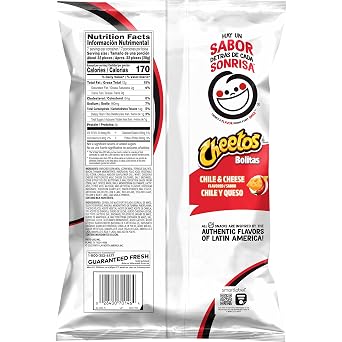Cheetos Puffs Bolitas Chile & Cheese, 7oz Bag