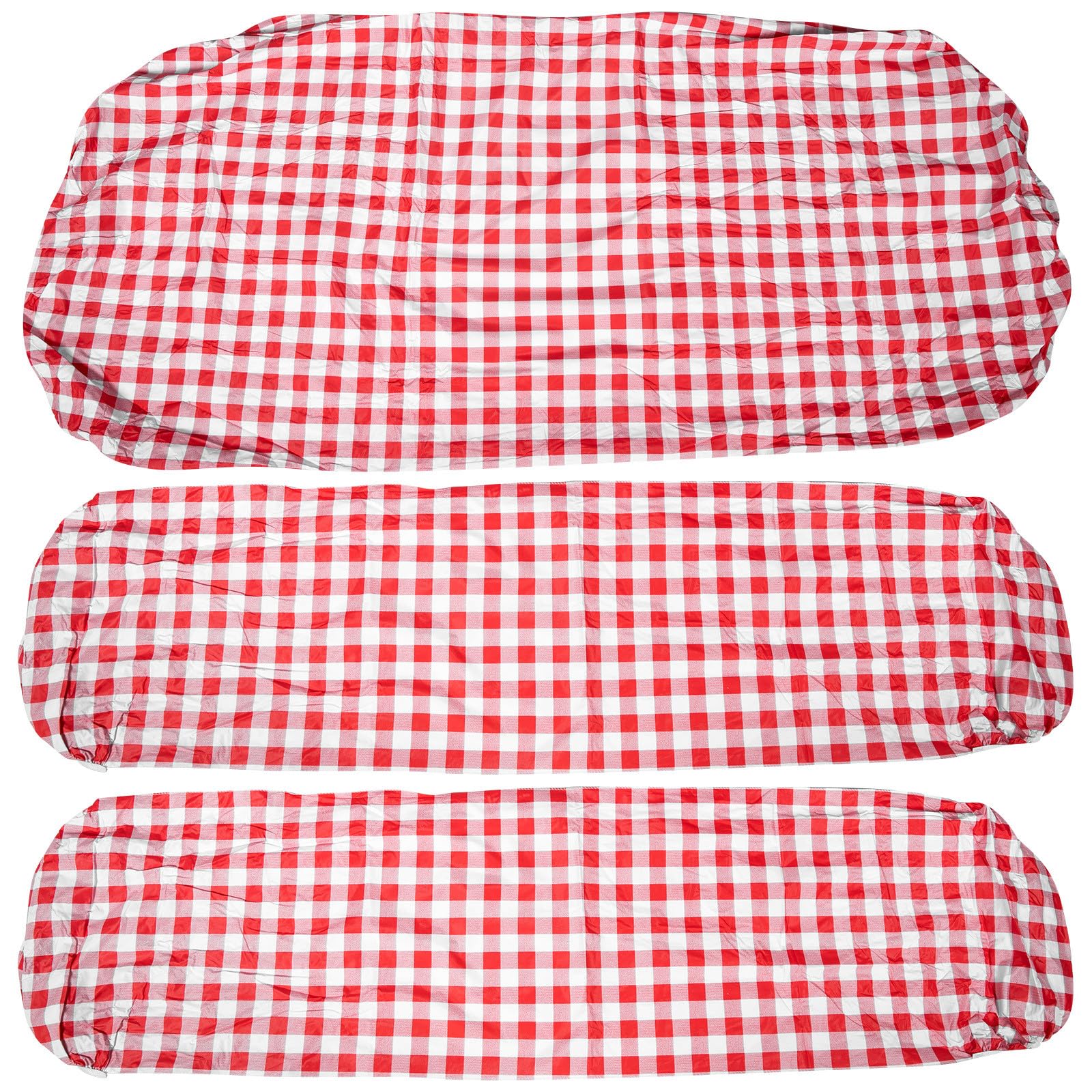 Nappe de pique-nique imperméable en PVC et housse de banc de table de jardin
